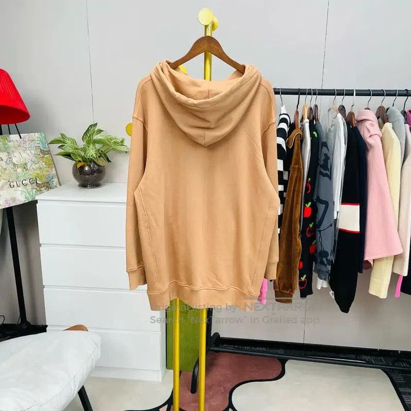 Max Mara MaxMara Brown Cotton Women's Hoodie . Size M / US 6-8 / IT 42-44 - 2 Thumbnail