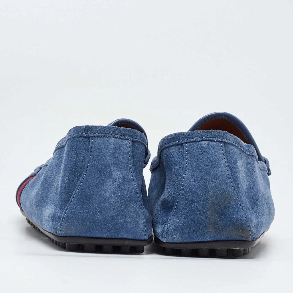 Gucci o1s1wg110325 Driver Loafers in Blue Size US 12.5 / EU 45-46 - 5 Thumbnail