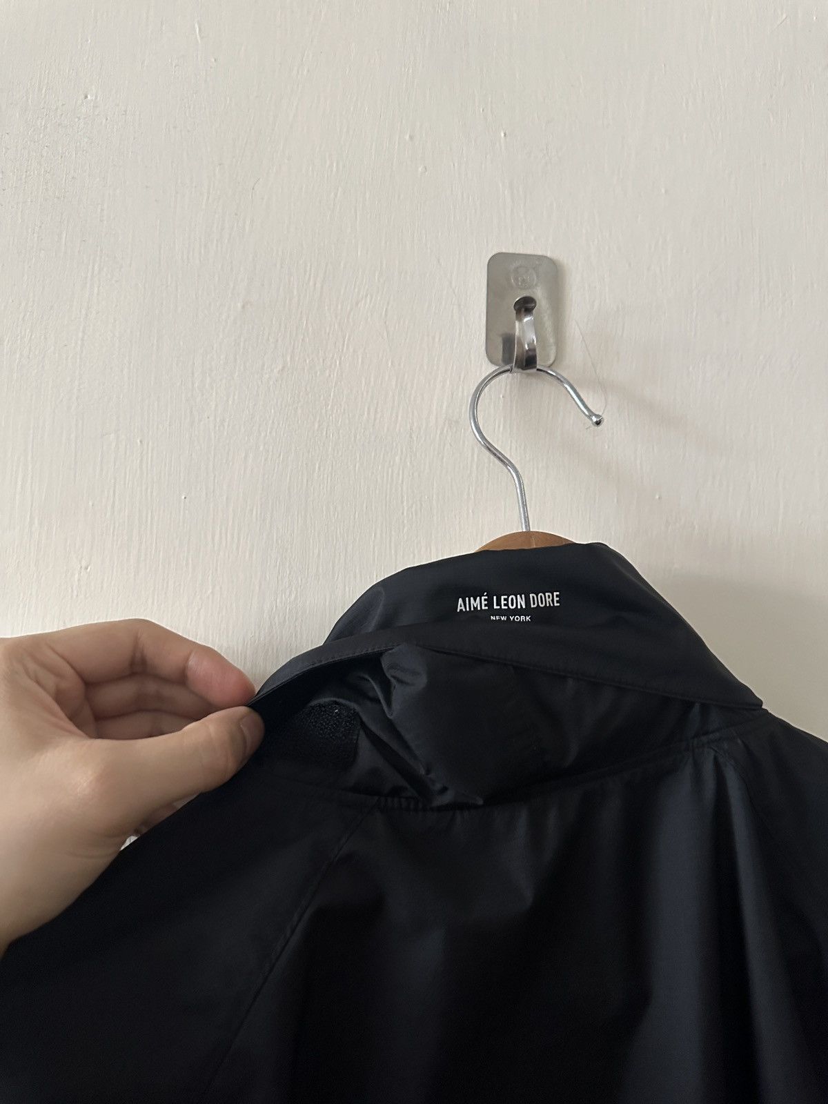 Aime Leon Dore Aime Leon Dore SS25 black micro logo nylon jacket Size US L / EU 52-54 / 3 - 6 Thumbnail