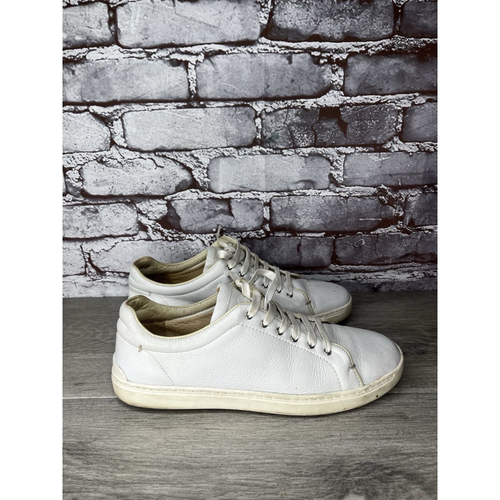 Rag & Bone $395 Rag & Bone Kent Lace Up Low White Leather Shoes Women S Size US 7.5 / IT 37.5 - 3 Thumbnail