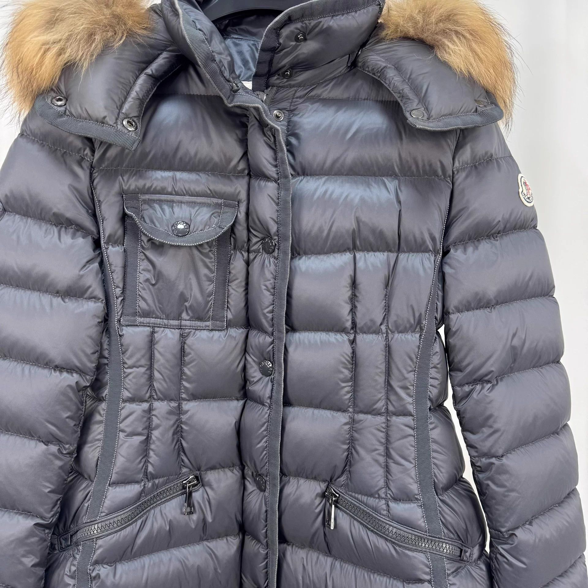 Moncler Moncler Hermifur Embroidered Logo puffer 1 98 New Size S / US 4 / IT 40 - 3 Thumbnail