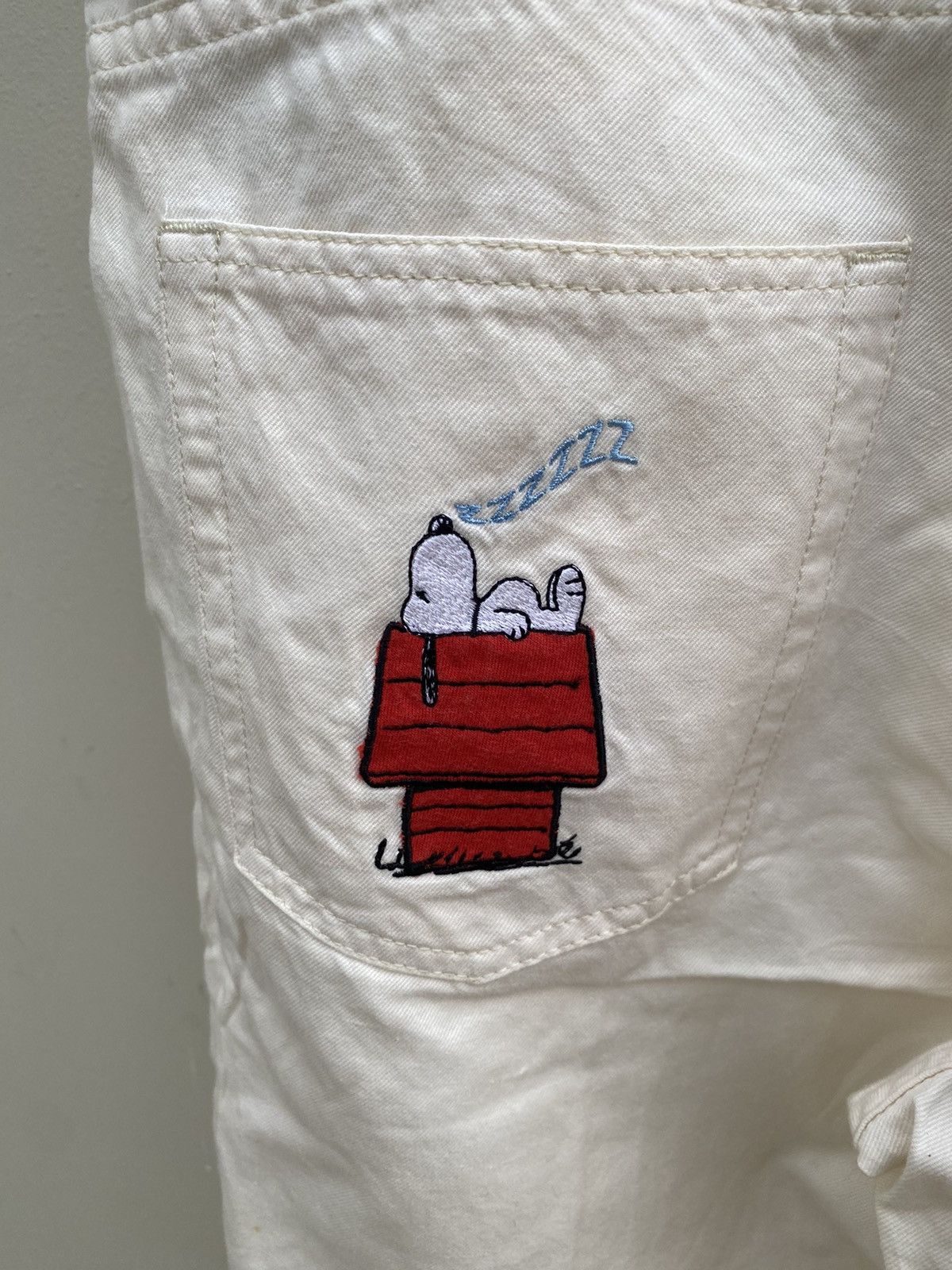 Tornado Mart 1990s Castelbajac x Peanuts - Bootcut Pants Size US 30 / EU 46 - 4 Thumbnail