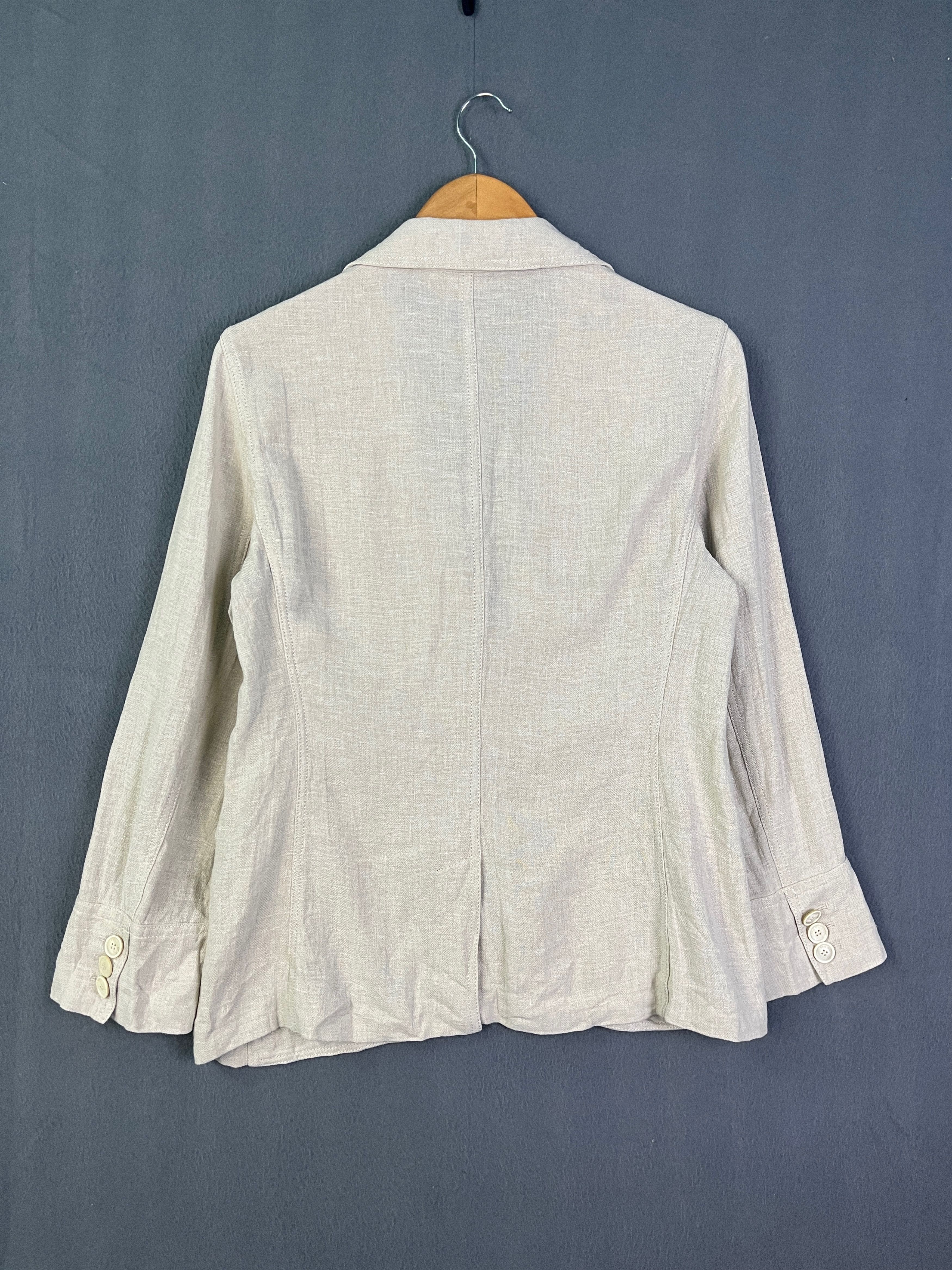 Loro Piana Loro Piana Linen Blazer Jacket Made in Italy Size L / US 10 / IT 46 - 10 Thumbnail