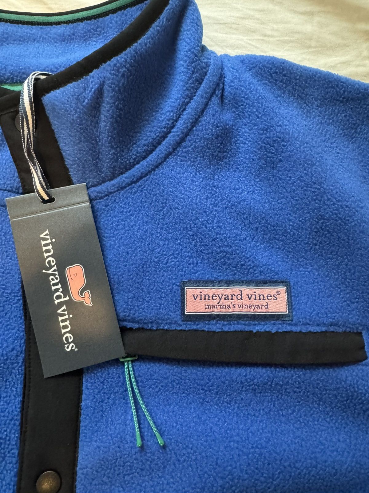 Vineyard Vines Blue and Black quarter button up vineyard vines brand new Size US L / EU 52-54 / 3 - 2 Thumbnail