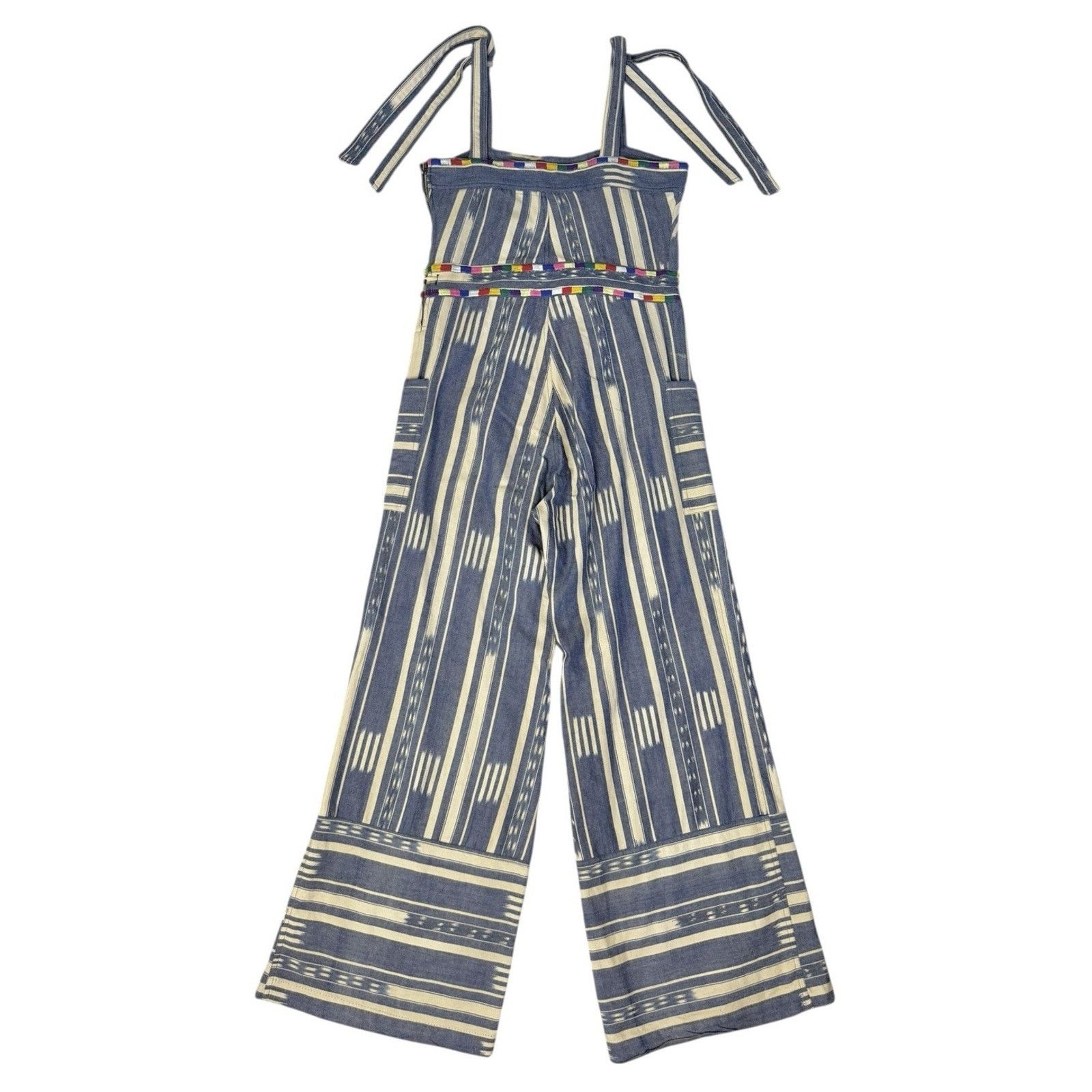 Other WARM Jessie Jumpsuit Boho Embroidered Striped Romper Sz XS Size 27" / US 4 / IT 40 - 7 Thumbnail