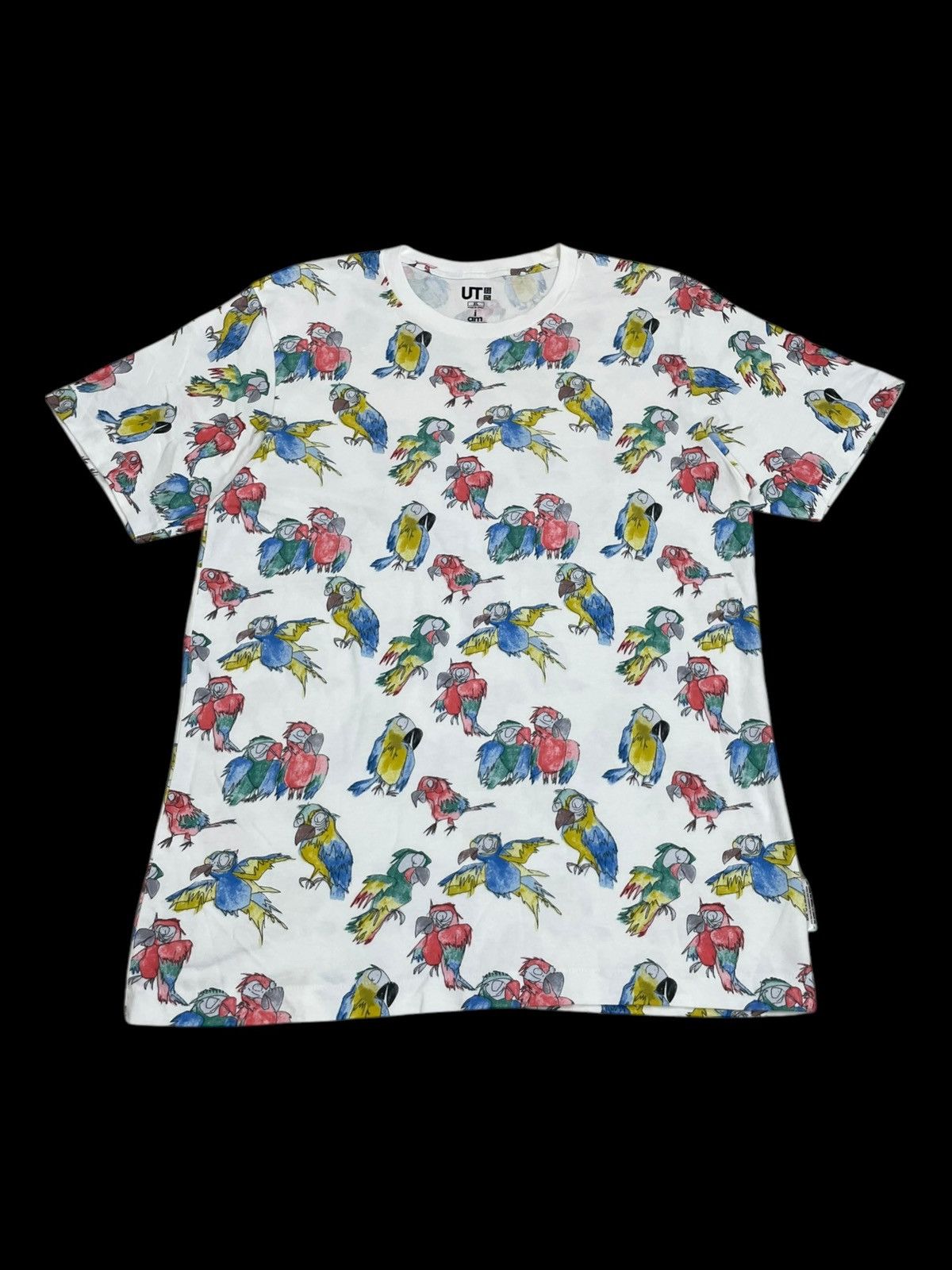 Icecream × Pharrell × Uniqlo I AM Other Pharrel Parrot Uniqlo Collaboration Limited Tee Size US XL / EU 56 / 4 - 1 Thumbnail