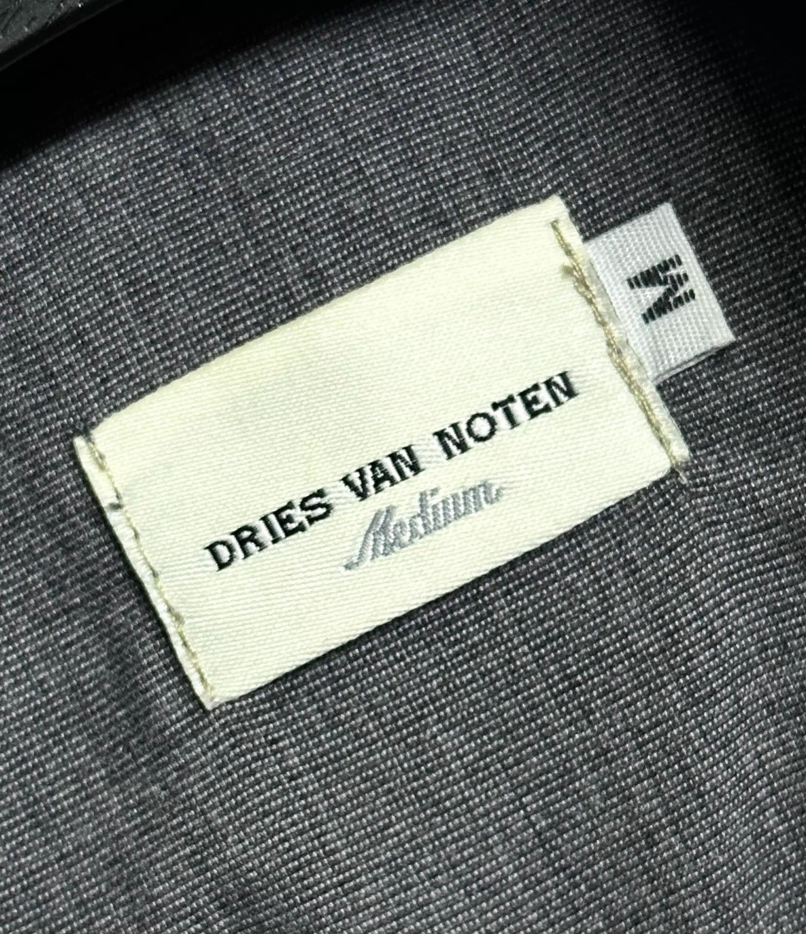 Dries Van Noten Dries Van Noten 1990s Padded Shoulders Gray Blazer Size US M / EU 48-50 / 2 - 3 Thumbnail