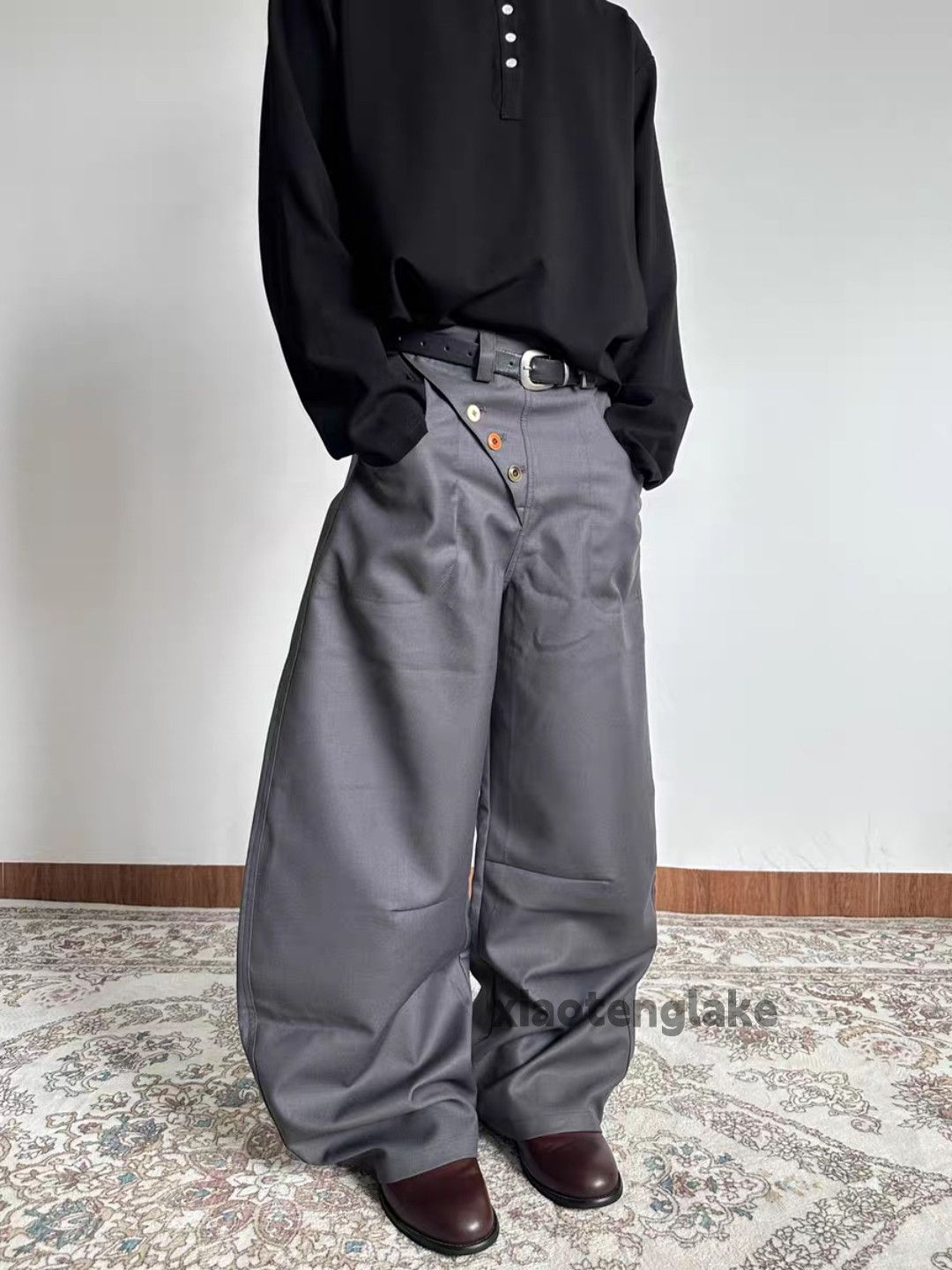 Vintage zx utility skate hiphop loose baggy irregular design pants Size US 32 / EU 48 - 2 Thumbnail
