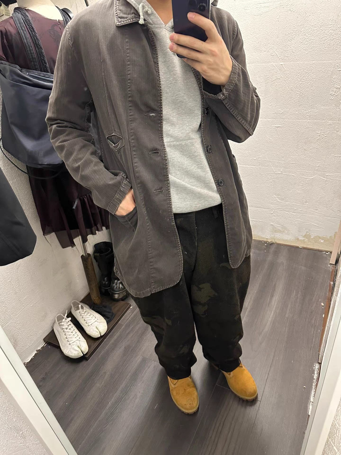 Undercover UNDERCOVER 11SS Washed Splatter French Worker Jacket K20 Size US M / EU 48-50 / 2 - 8 Thumbnail
