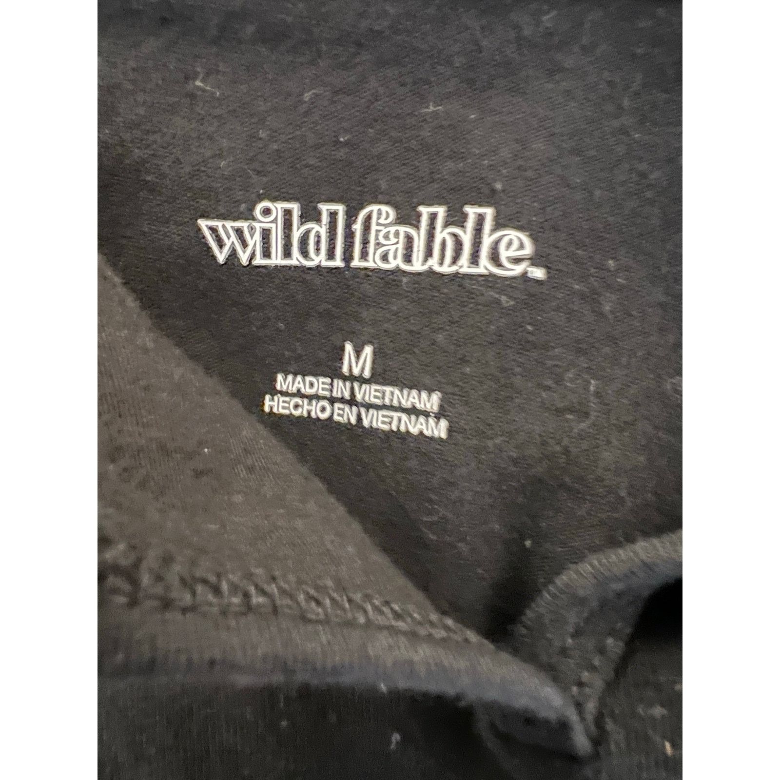 Other Wild Fable black notched crop top Size Medium Size M / US 6-8 / IT 42-44 - 3 Thumbnail