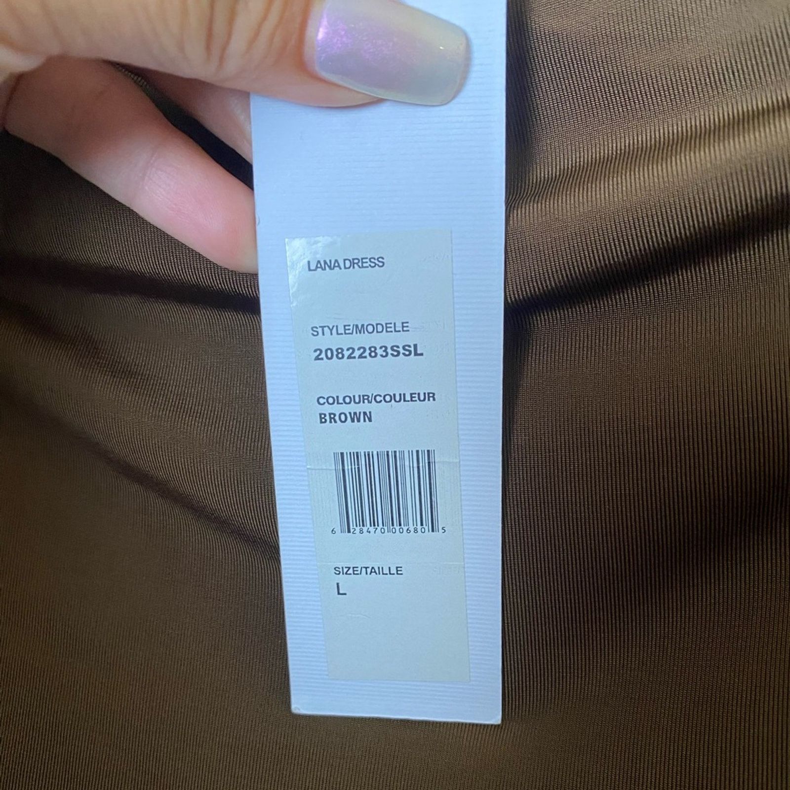 REVOLVE Ronny Kobo Lana Dress in Brown Bodycon Mini Cut out Large Size L / US 10 / IT 46 - 8 Thumbnail