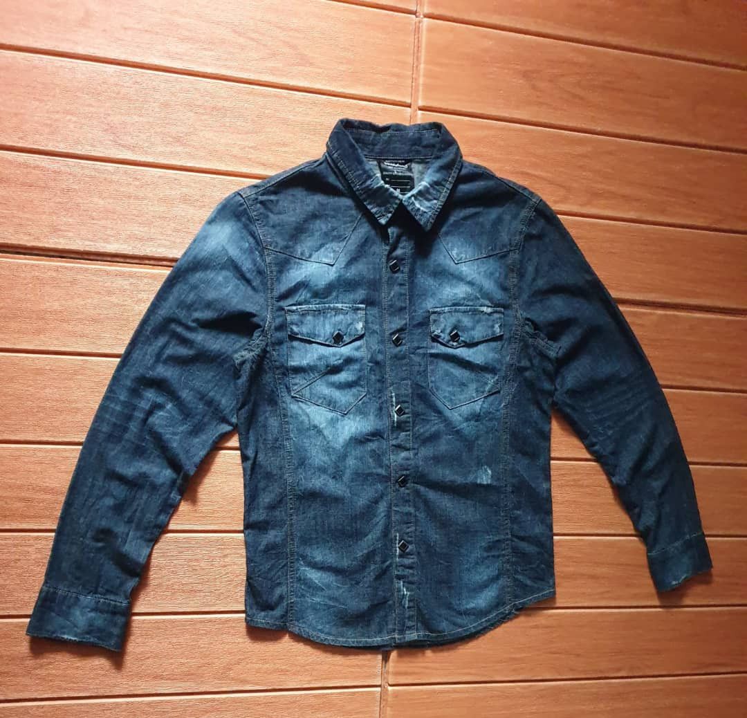 If Six Was Nine Doublefocus distressed Japanese brand western shirt Size US M / EU 48-50 / 2 - 6 Thumbnail