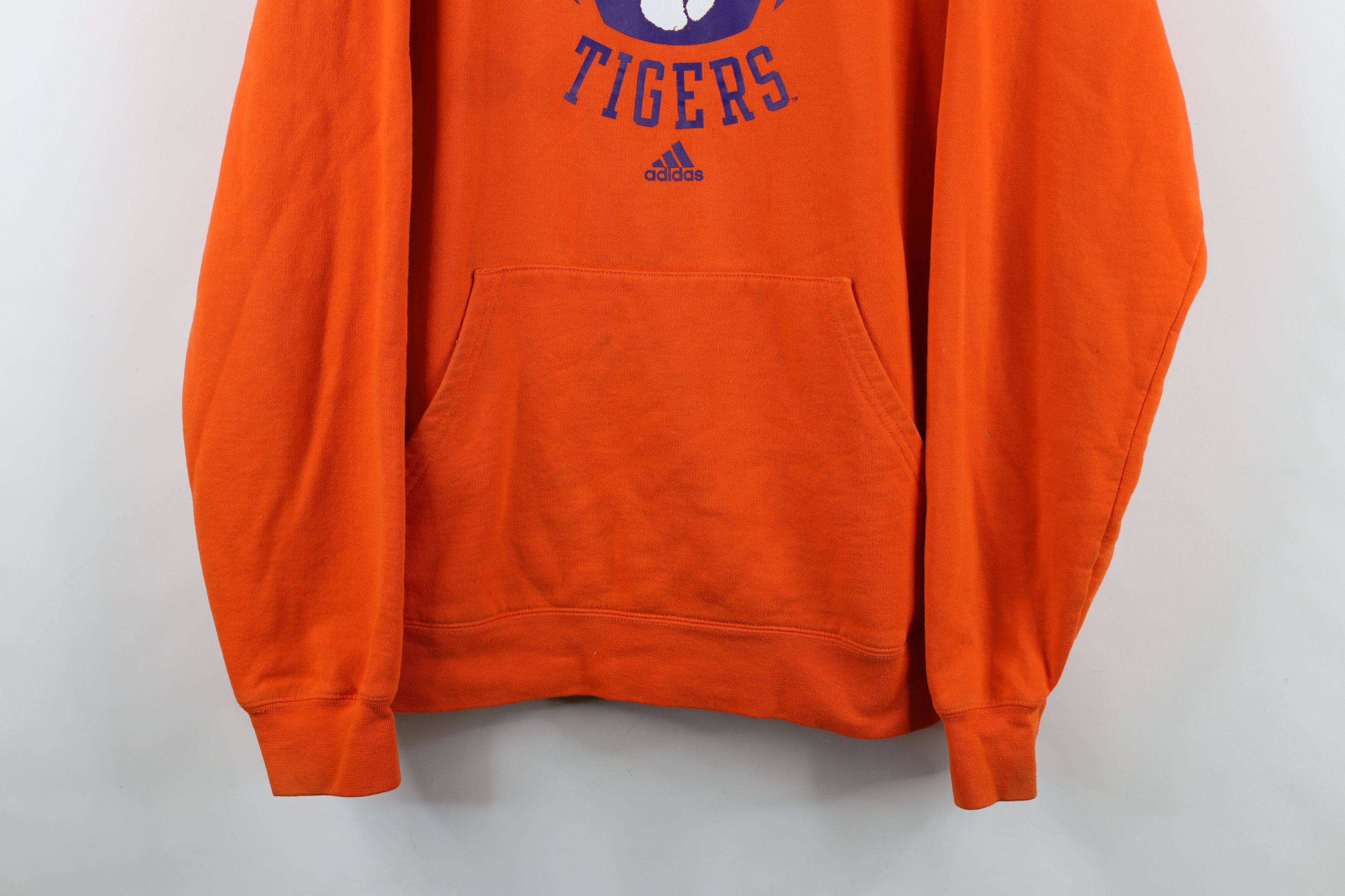 Adidas Vintage Adidas Clemson University Football Hoodie Orange Size US M / EU 48-50 / 2 - 3 Thumbnail