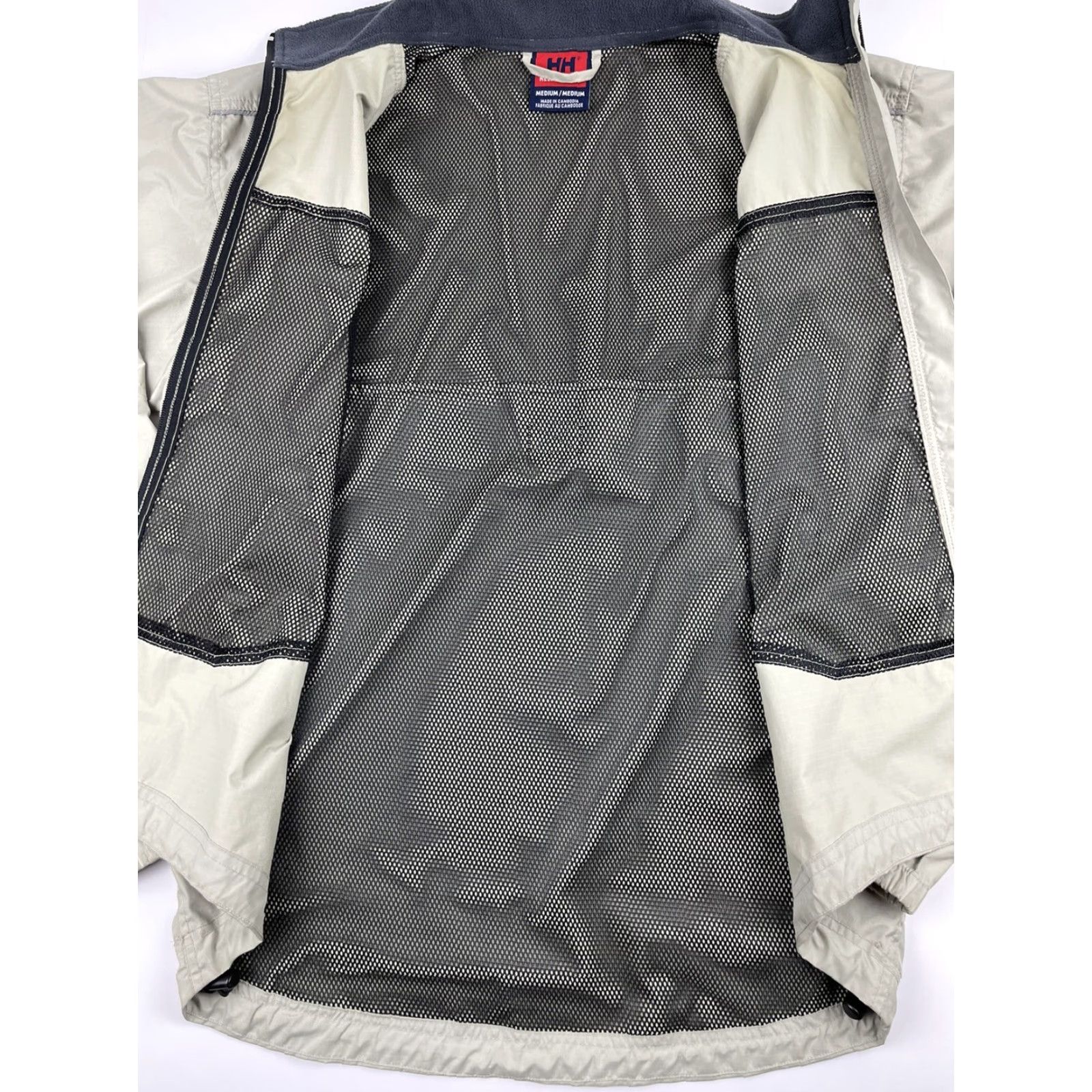 Helly Hansen VINTAGE Helly Hansen Windbreaker Jacket Full Zip M Men Beige Blue Logo Casual Spring Winter Summer Fall Outdoor Yachting Jacket Mens Size US M / EU 48-50 / 2 - 4 Thumbnail