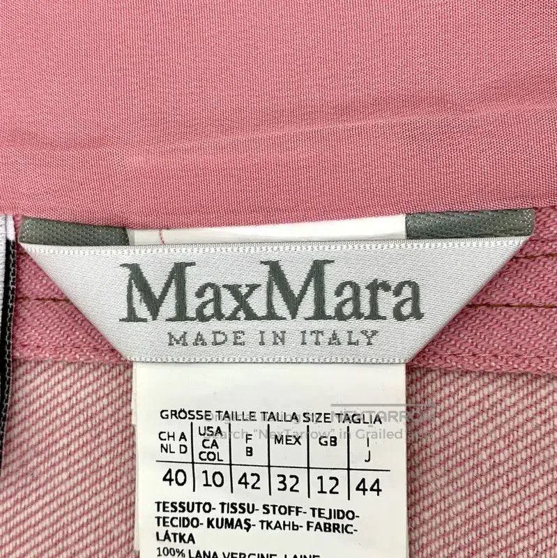 Max Mara MaxMara Pink Wool Women's Jacket . Size L / US 10 / IT 46 - 5 Thumbnail