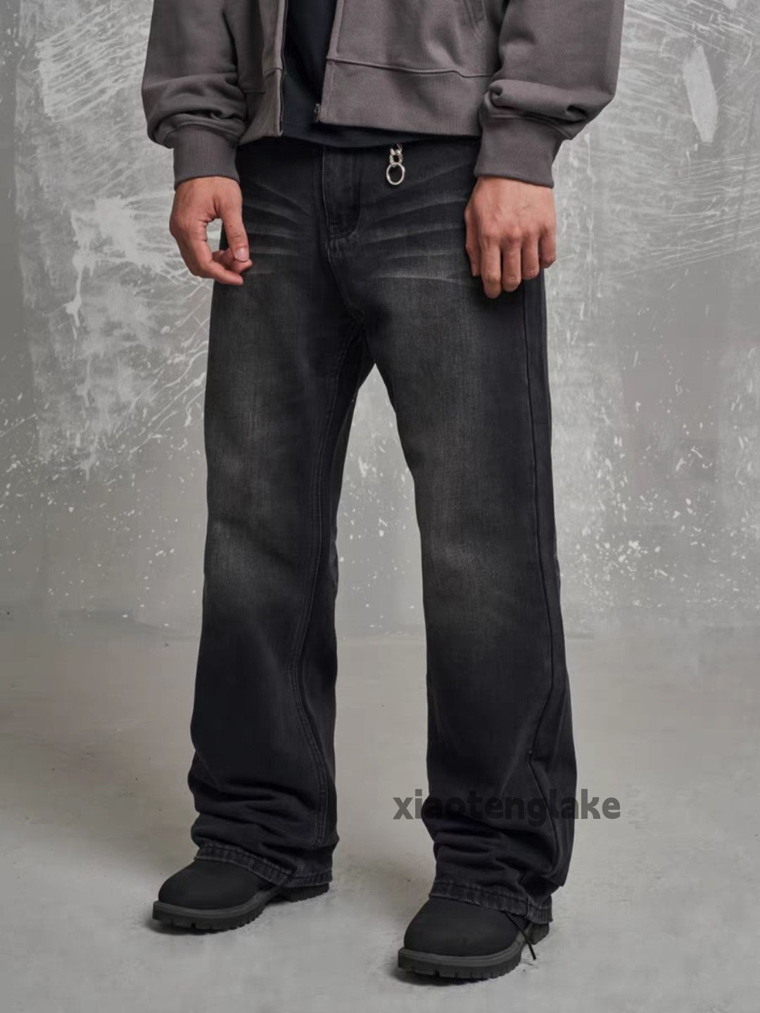 Jean × Vintage washed faded cleanfit yuppie ripped y2k jeans Size US 32 / EU 48 - 6 Thumbnail