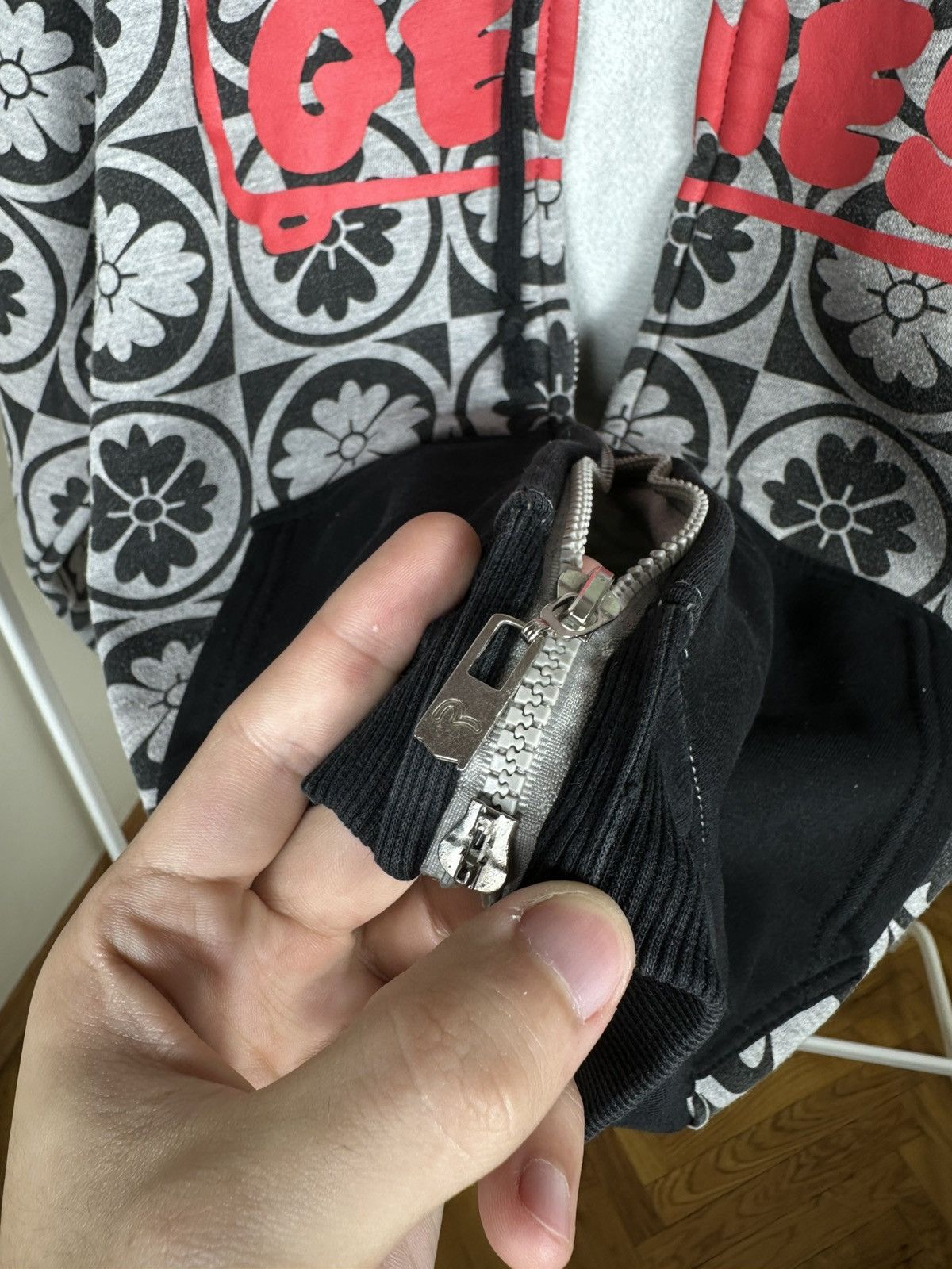 Evisu Evisu Graphic Full Print Zip Hoodie Vintage Embroidered Size US XL / EU 56 / 4 - 13 Thumbnail