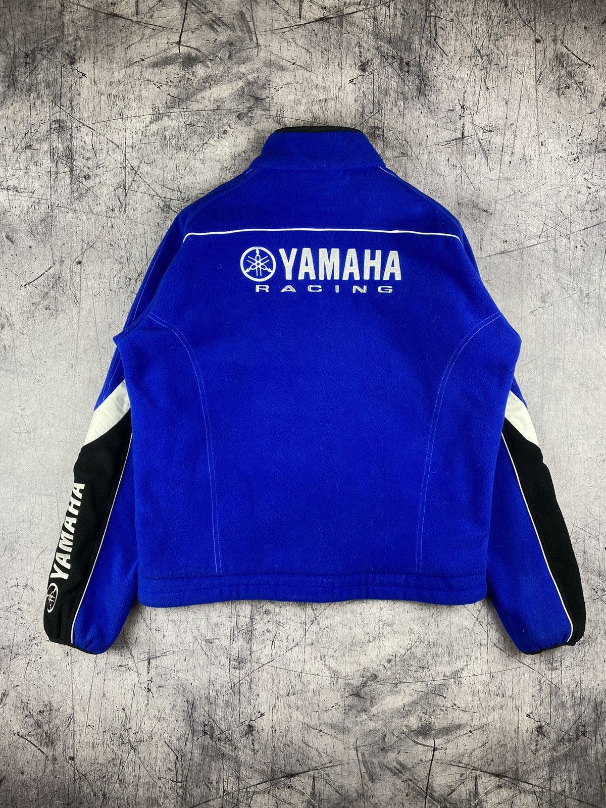Vintage × Yamaha Vintage Yamaha Racing Fleece Zip Jacket Size US XL / EU 56 / 4 - 10 Thumbnail