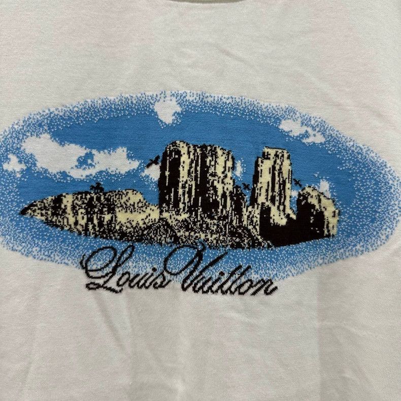 Louis Vuitton Louis Vuitton Western landscape intarsia knitted short slee Size US XXL / EU 58 / 5 - 4 Thumbnail