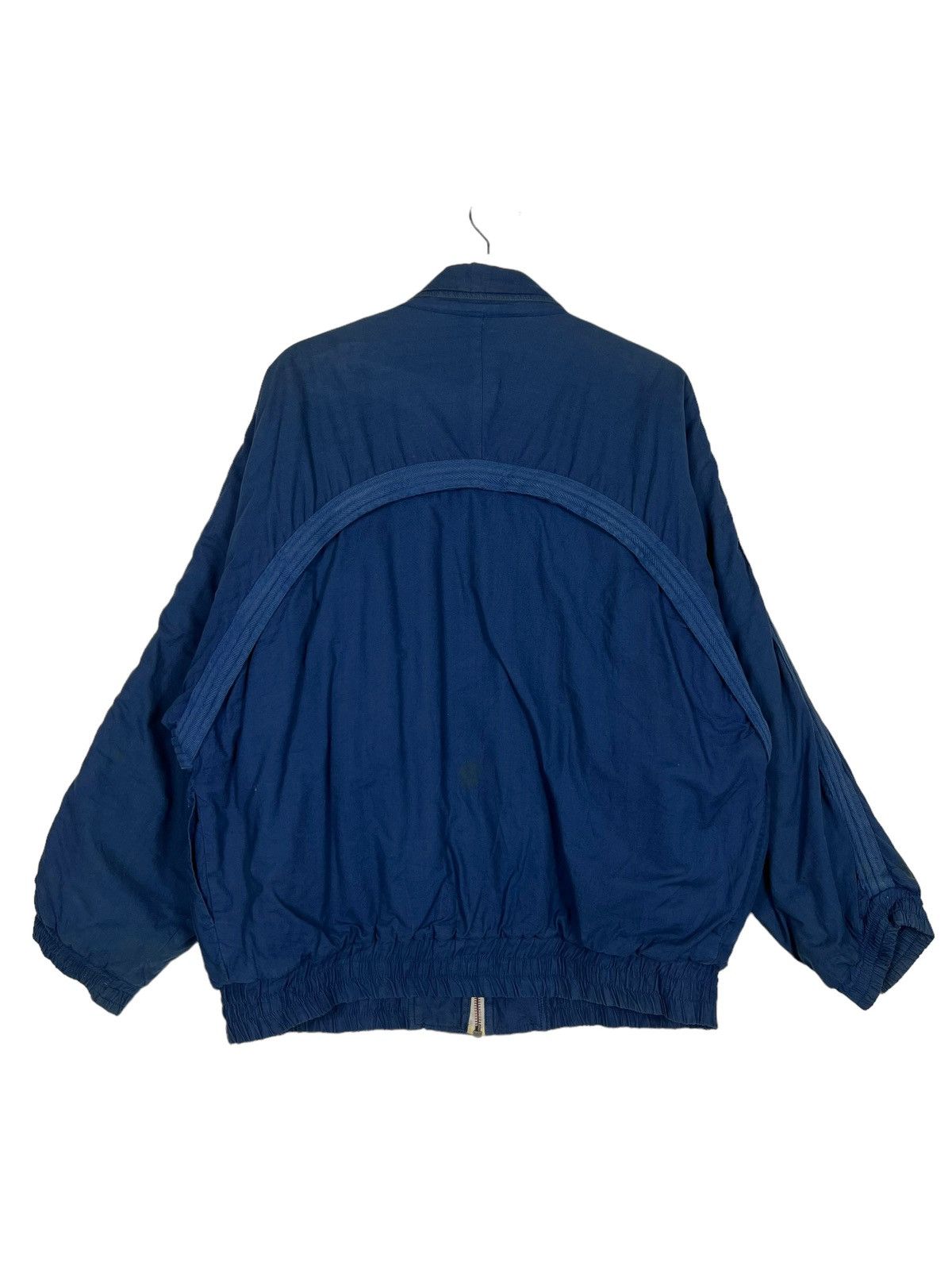 Issey Miyake 🔥 1980s VINTAGE IS ISSEY MIYAKE INDIGO BOMBER JACKET Size US L / EU 52-54 / 3 - 10 Thumbnail