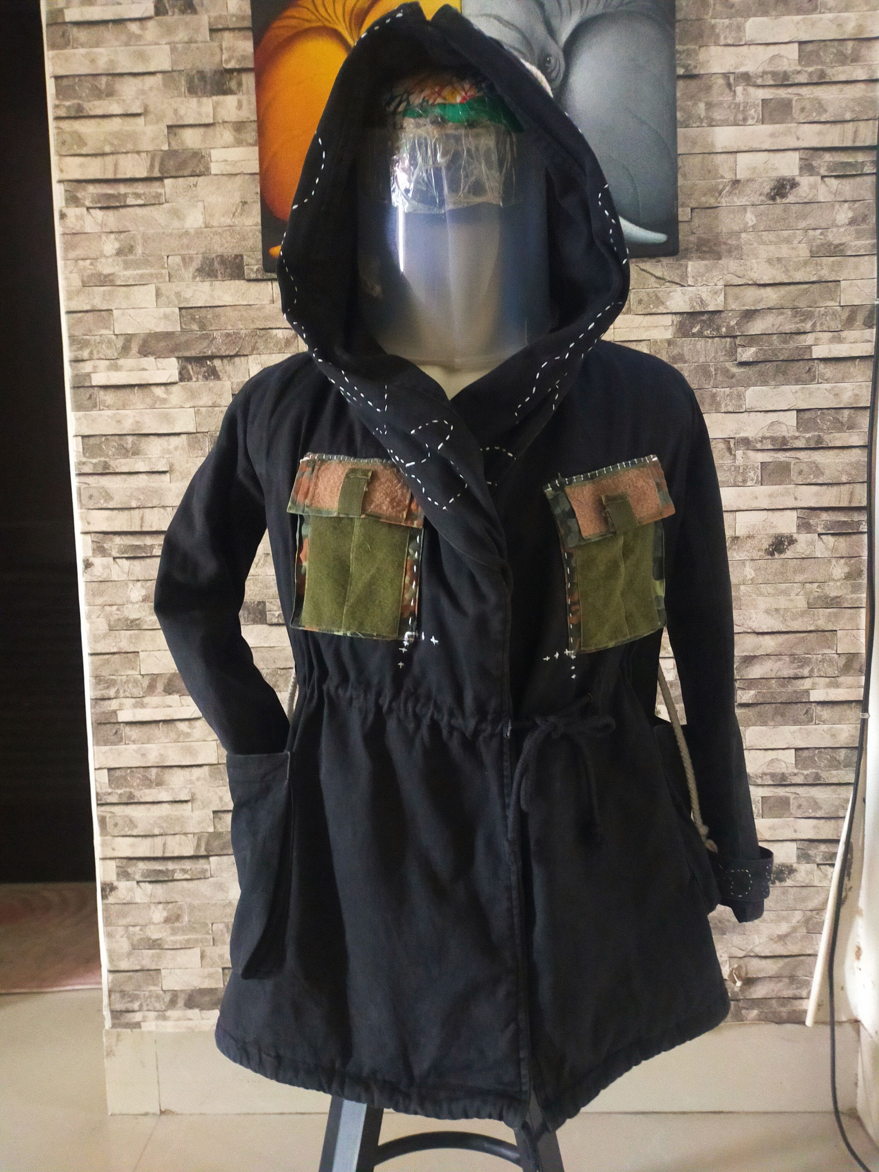 Custommade × Vintage Vintage reworked military jacket Size L / US 10 / IT 46 - 3 Thumbnail