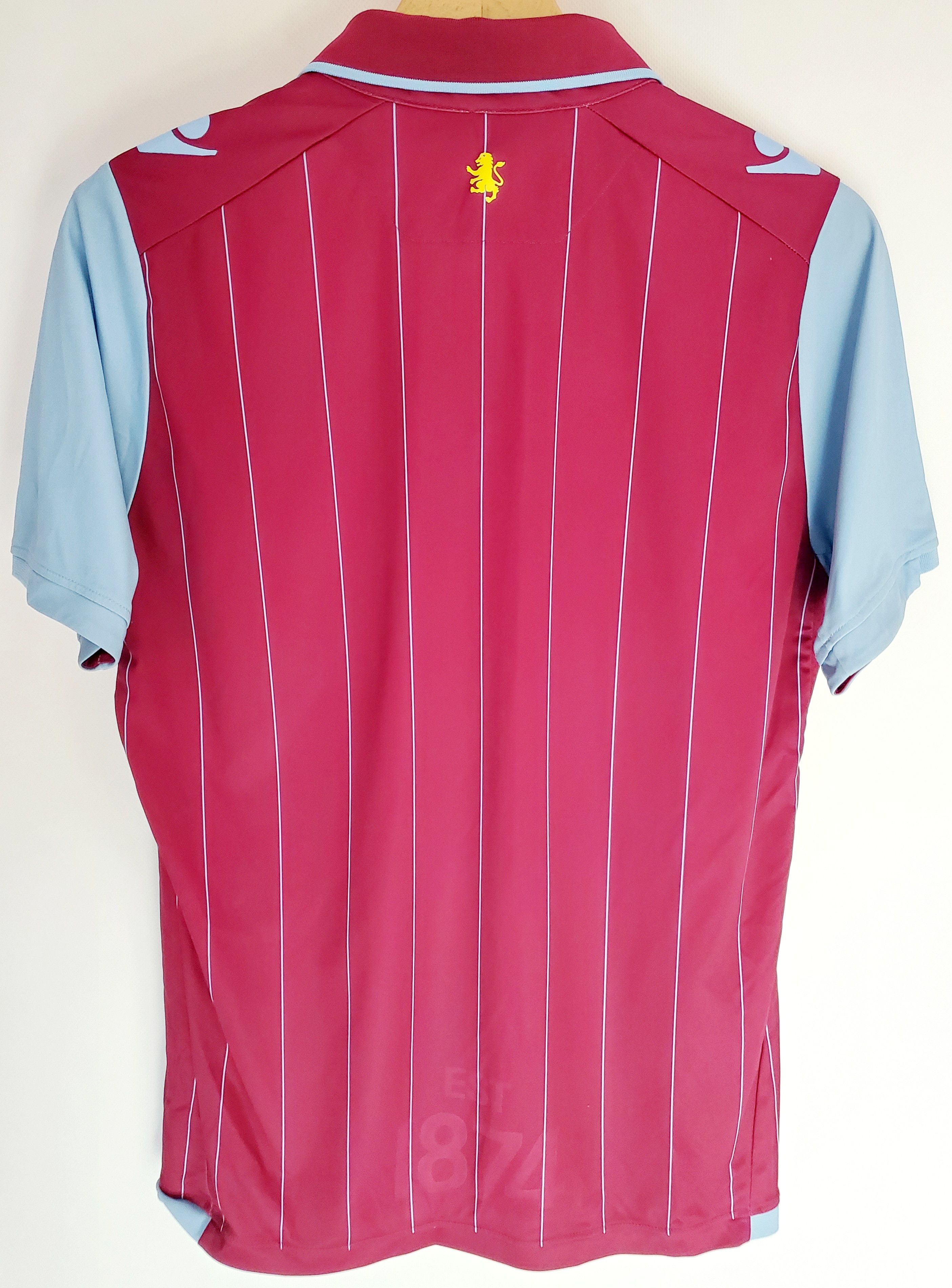 Macron Aston Villa Home Shirt Macron 2014-15 jersey S perfect cond Size US S / EU 44-46 / 1 - 6 Thumbnail