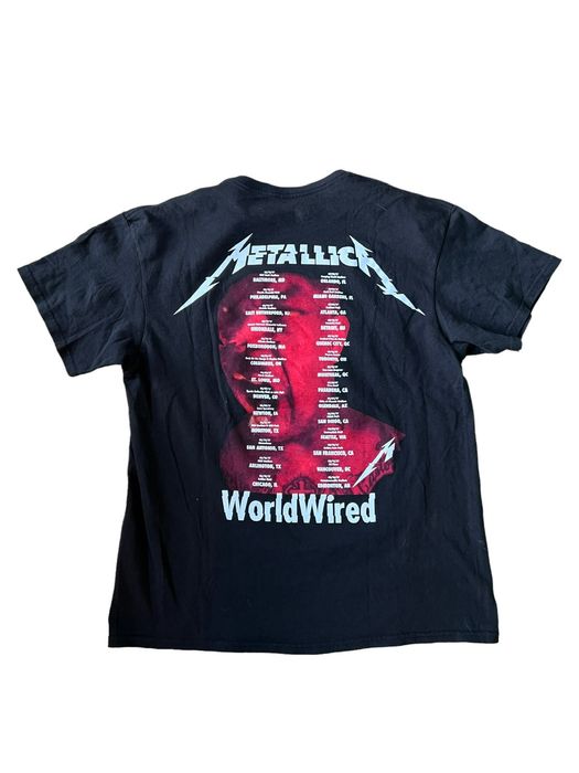 Vintage Metallica Worldwired Tour T Shirt Metal Rock Grailed