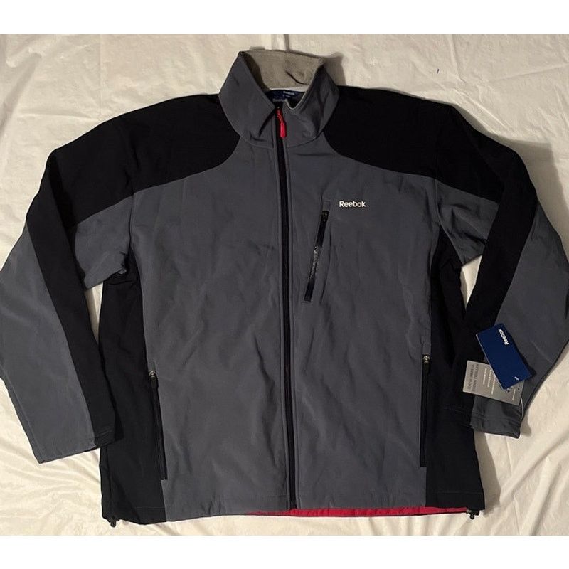 Reebok Reebok Soft Shell Bonded To Micro Fleece Wind Rain Resistant Size US XL / EU 56 / 4 - 12 Thumbnail