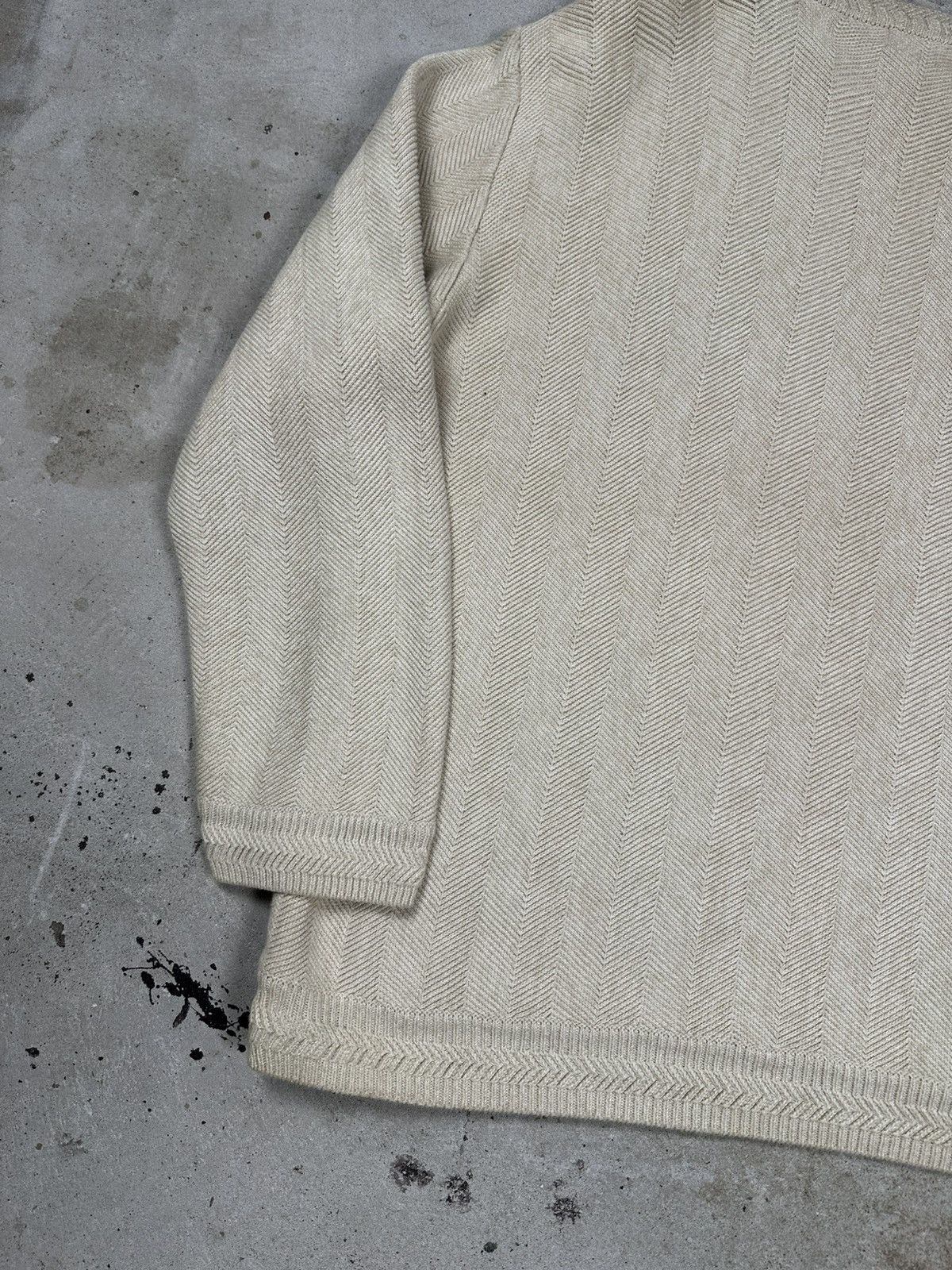 Chaps Ralph Lauren × Polo Ralph Lauren × Vintage Vintage Y2K Chaps Ralph Lauren Beige Knit Sweater Jumper Size US XL / EU 56 / 4 - 8 Thumbnail