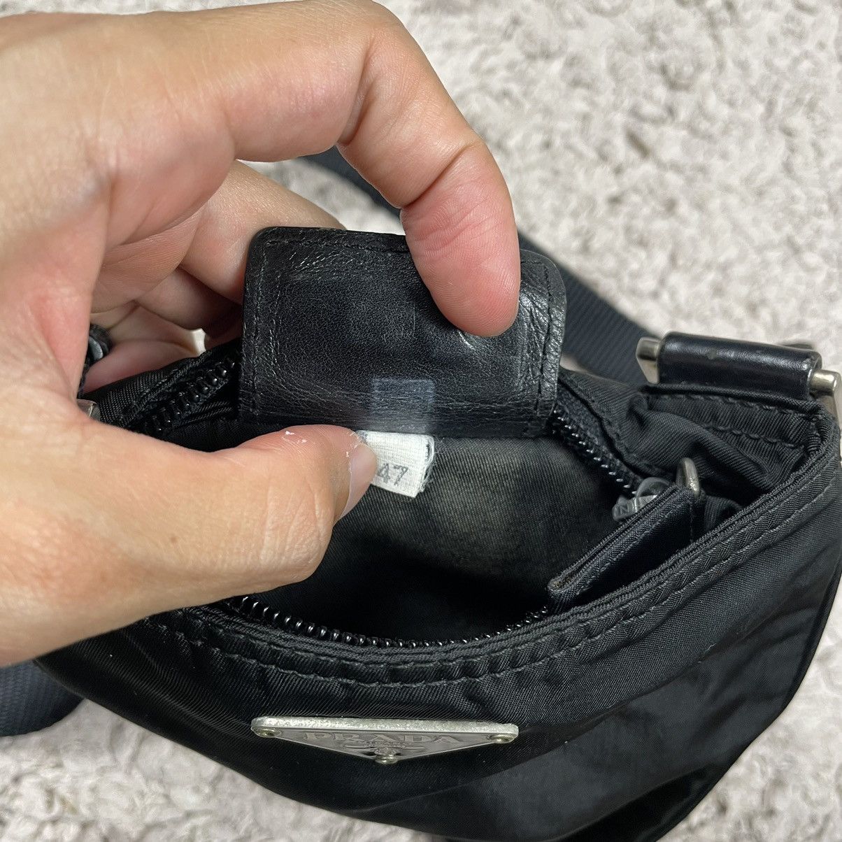 Prada × Vintage Vintage Prada Nylon Bag Size ONE SIZE - 14 Thumbnail