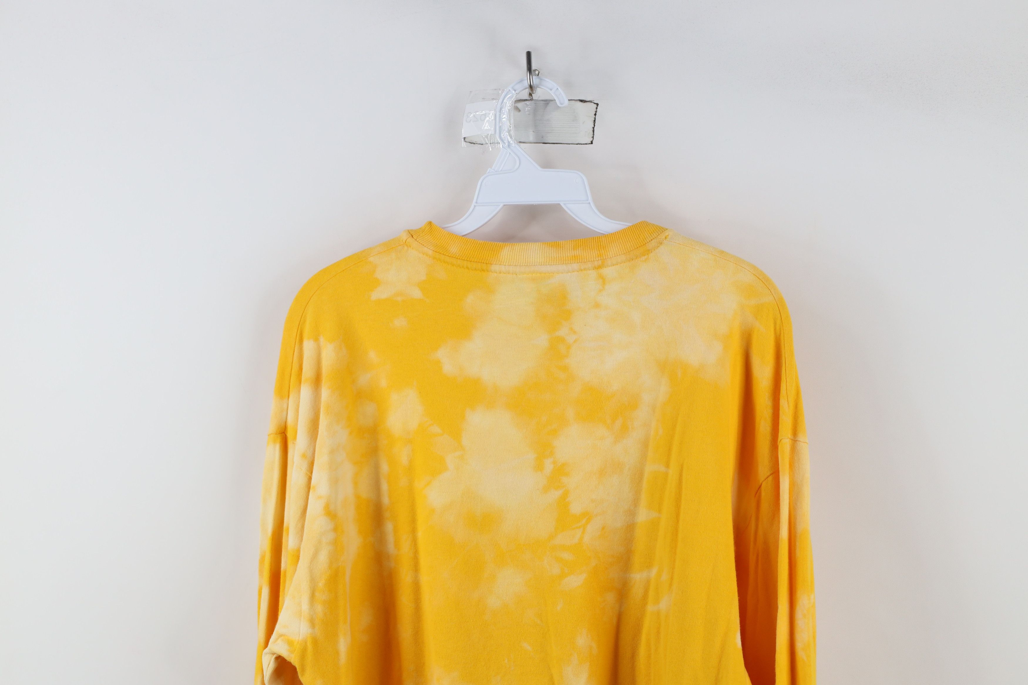 Champion × Vintage Vintage 90s Champion Acid Wash Long Sleeve T-Shirt Yellow Size US L / EU 52-54 / 3 - 12 Thumbnail
