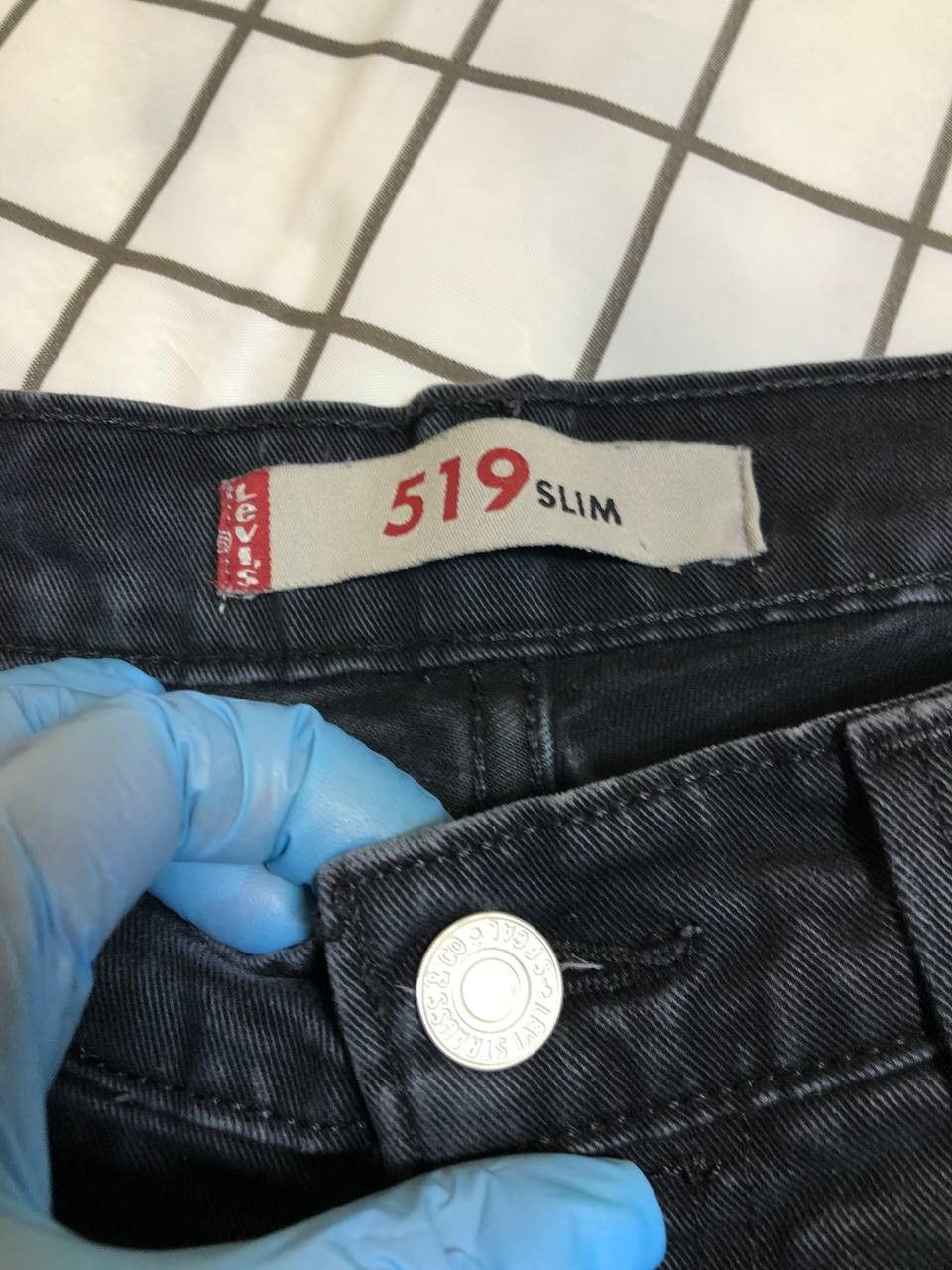 Levi's Vtg 519 Dark Wash Black Levi Strauss Jeans Size US 32 / EU 48 - 13 Thumbnail