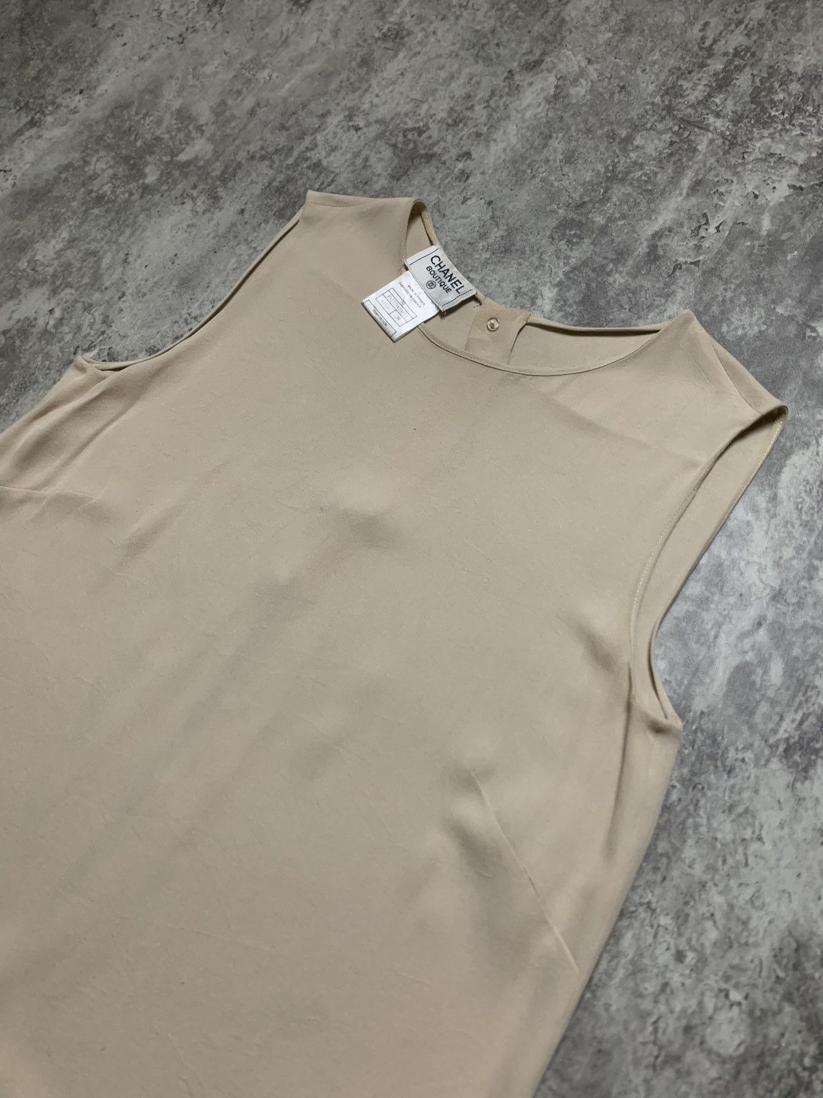 Chanel Vintage 1999 Chanel Sleevless Blouse Shell Size S / US 4 / IT 40 - 5 Thumbnail