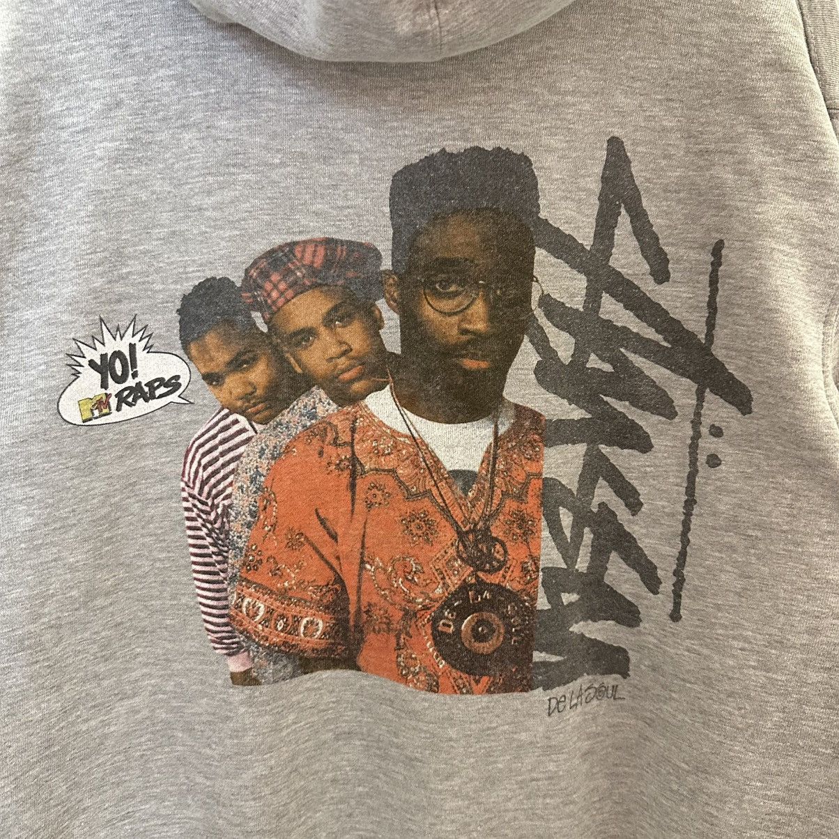 Stussy Rare Vintage Stüssy x Yo! MTV Raps x De La Soul Hoodie Size US L / EU 52-54 / 3 - 4 Thumbnail