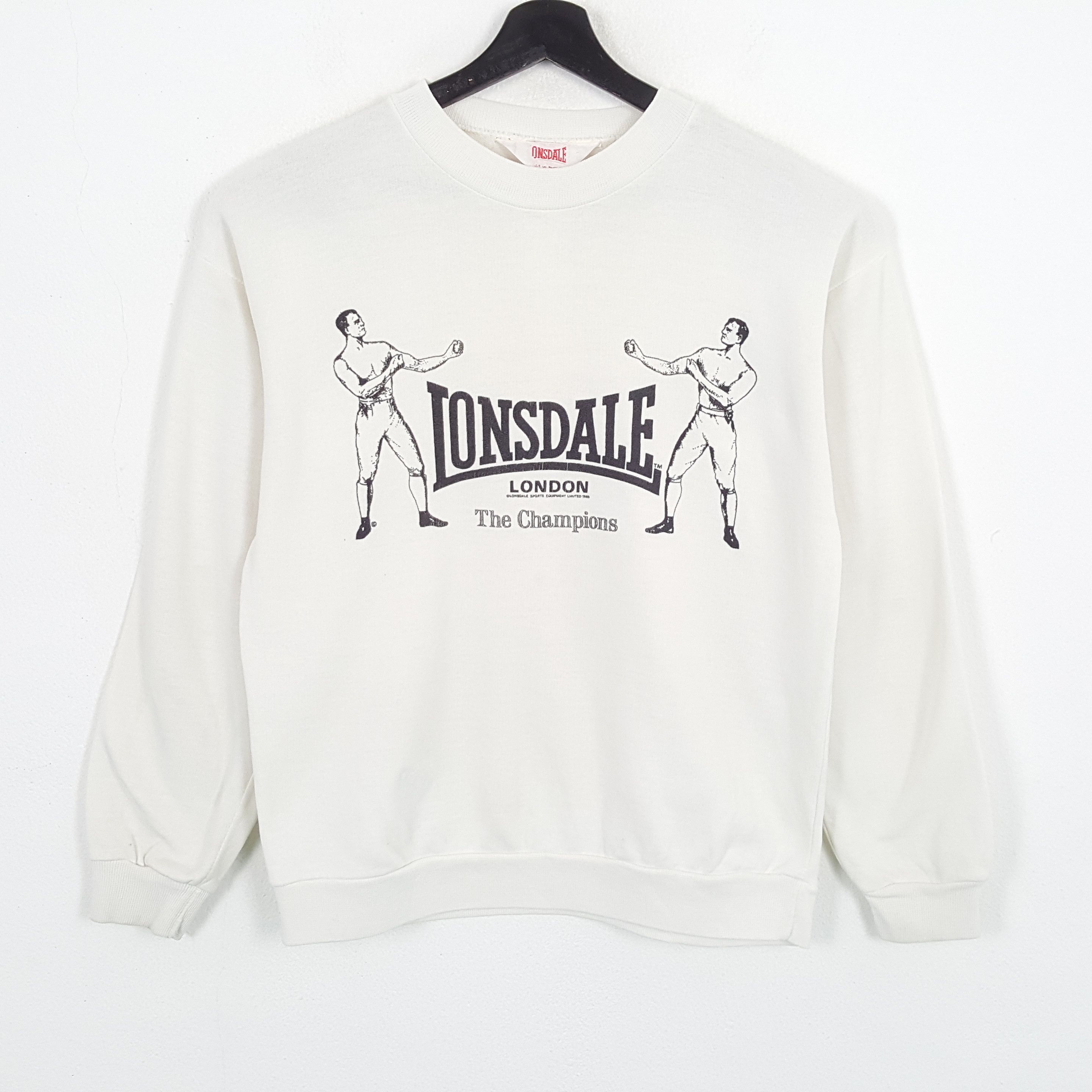 Lonsdale × Vintage LONSDALE London The Champions Streetwear Sweatshirt Size US M / EU 48-50 / 2 - 1 Thumbnail