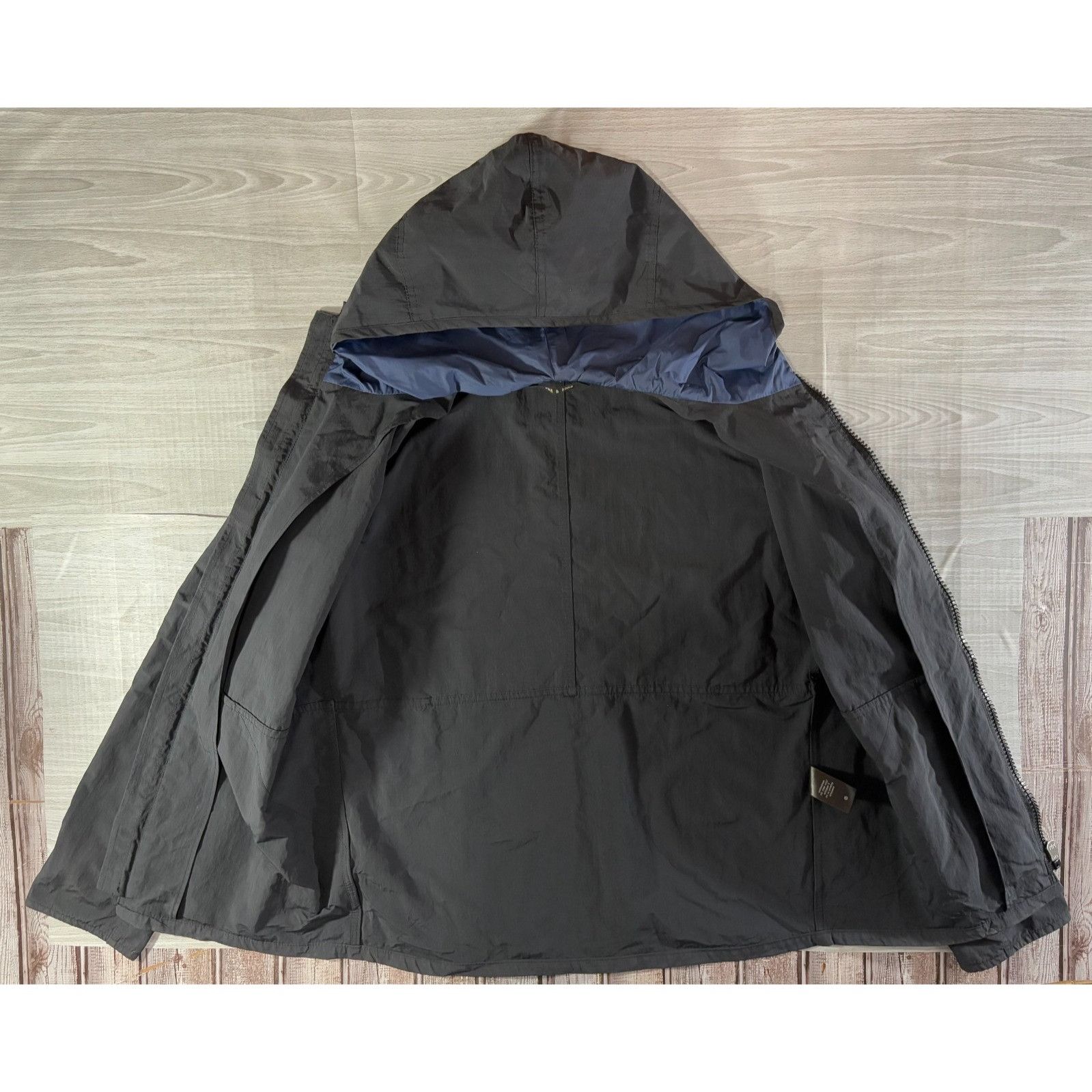 Rag & Bone Rag & Bone Hooded rain full zip Jacket Size 38 US S color Bl Size US S / EU 44-46 / 1 - 6 Thumbnail