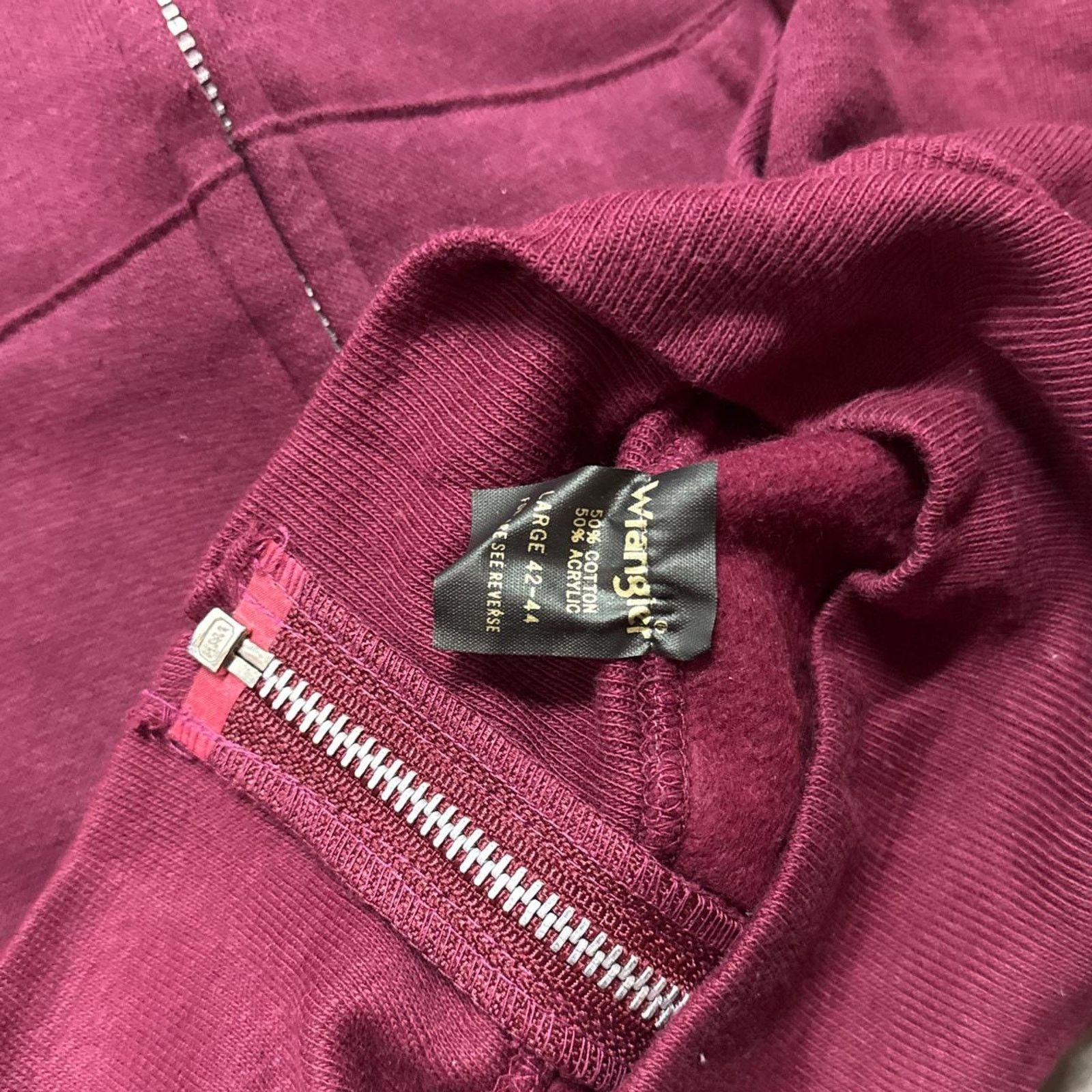 Vintage × Wrangler Wrangler NWT 5050 True Vintage 70s Zip Up Blank Hoodie Size US M / EU 48-50 / 2 - 4 Thumbnail