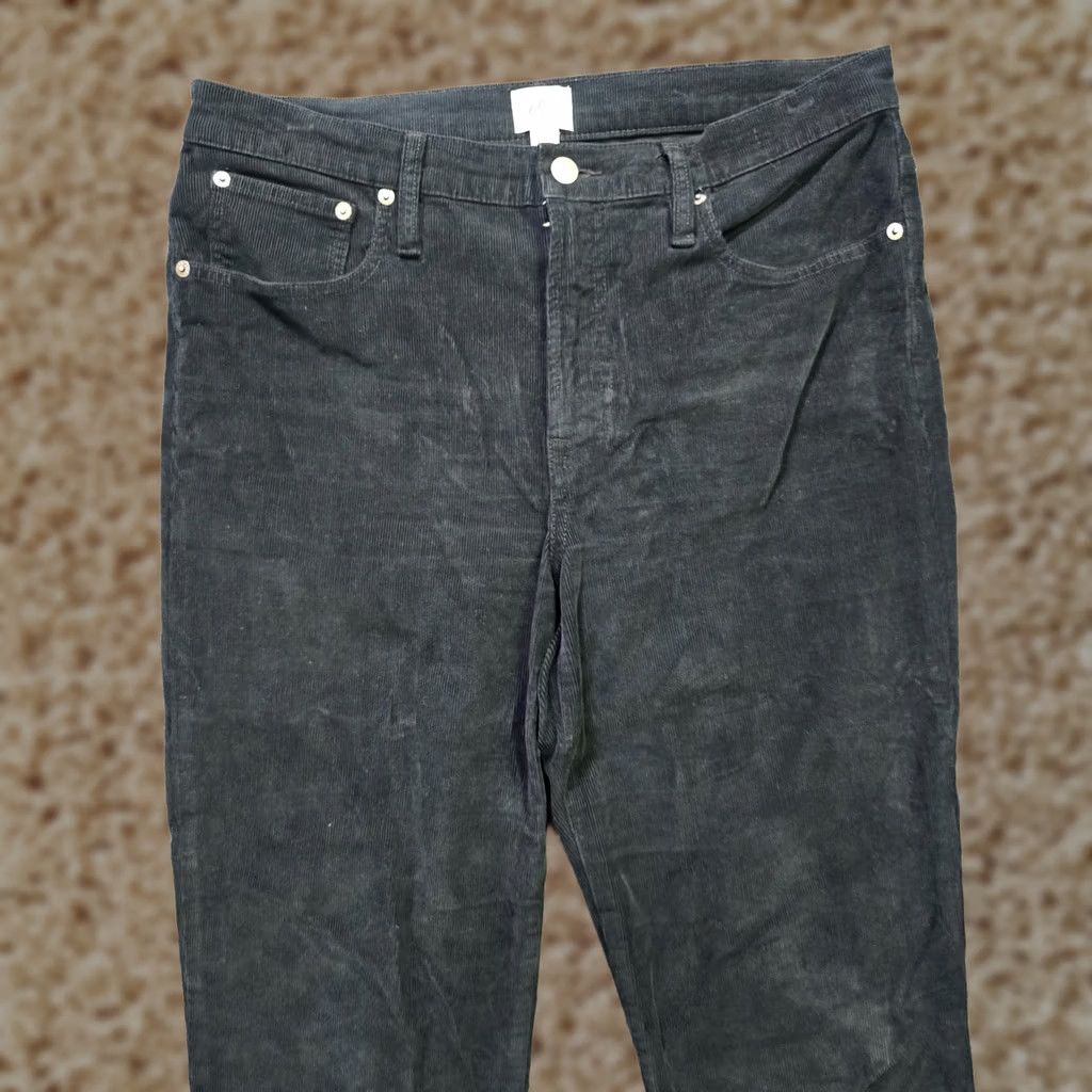 J.Crew J.CREW Pants Women Size 31 Black Corduroy Slim Straight Ankle Capsule Fall Spring Winter Casual Business Size 24" / US 00 / IT 34 - 1 Thumbnail