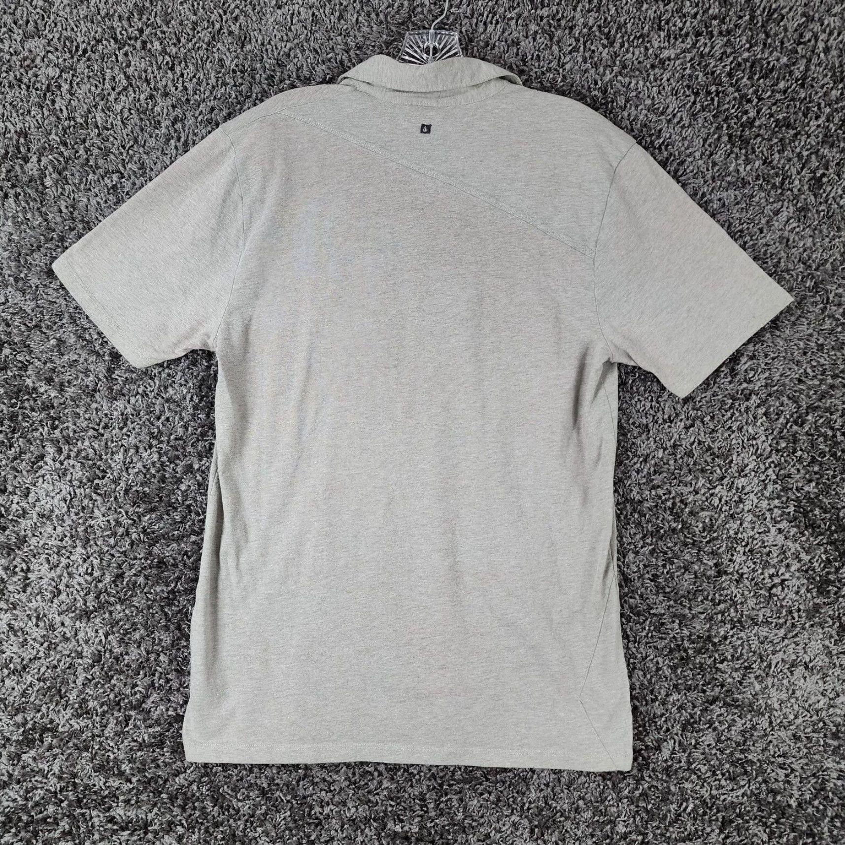 Volcom VINTAGE Volcom Men's Polo Shirt Short Sleeve Medium Gray Casual Clothing Size US M / EU 48-50 / 2 - 4 Thumbnail