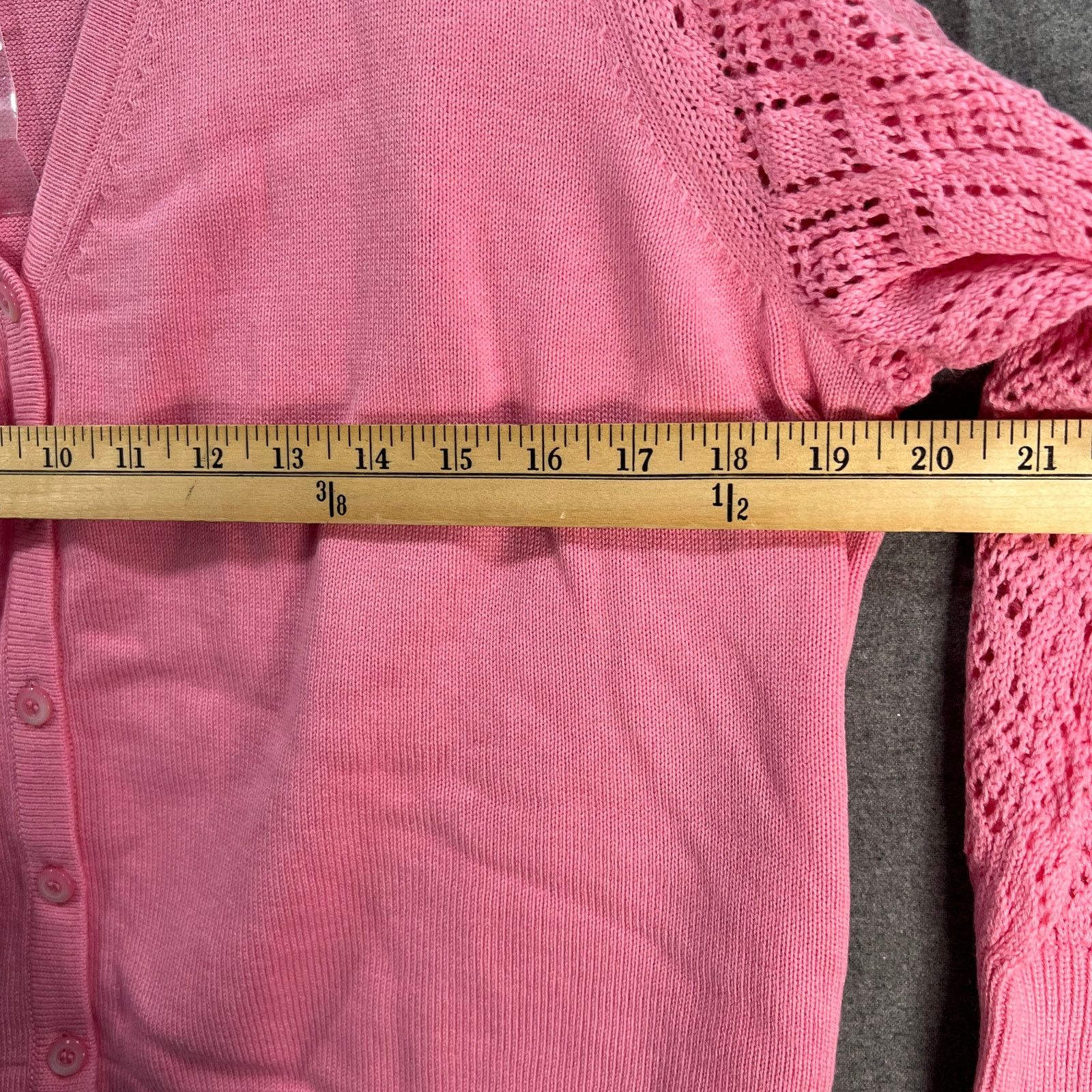 Isaac Mizrahi Isaac Mizrahi Live! Puff Sleeve Sweater Cardigan Size XL / US 12-14 / IT 48-50 - 8 Thumbnail