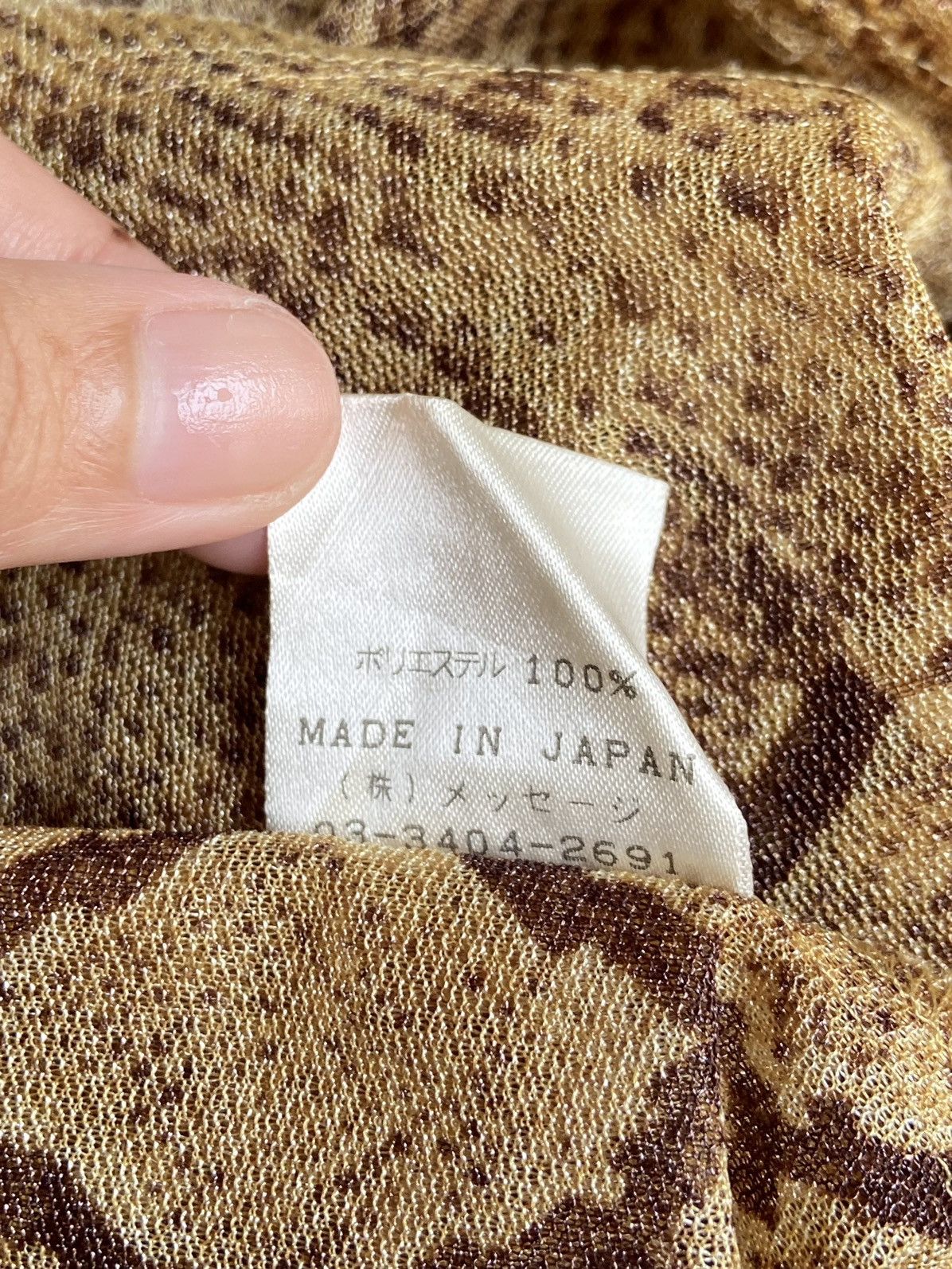 Designer × Japanese Brand Last Scene New York Snake Mesh Shirt Size S / US 4 / IT 40 - 13 Thumbnail