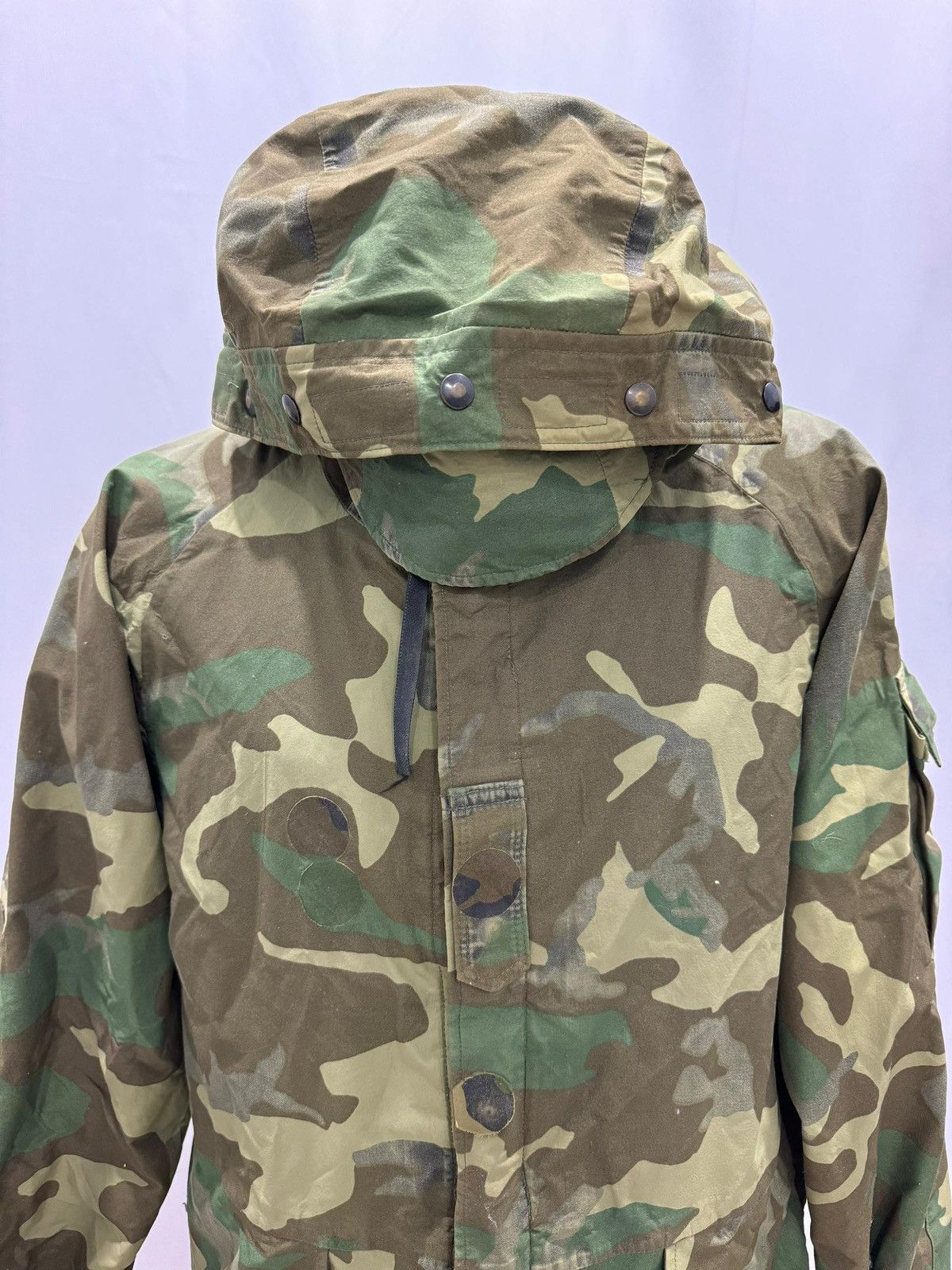 If Six Was Nine Vintage 90s Army Camo Jacket Hoddies Size US L / EU 52-54 / 3 - 6 Thumbnail