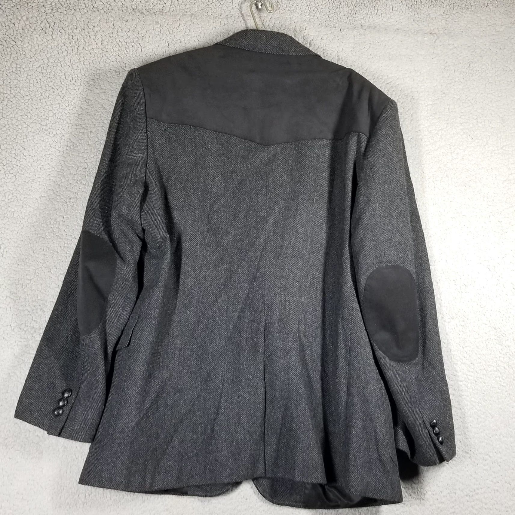Pendleton Pendleton Blazer Jacket Men's 46L Long Double Button Coat Wool Gray Sports Coat Blazer Long 46 Gray Wool Pendleton Size 46R - 2 Thumbnail