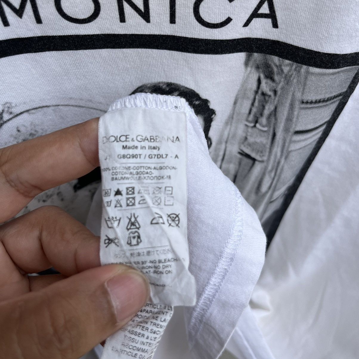 MONICA BELLUCCI photo tee by Dolce and Gabbana