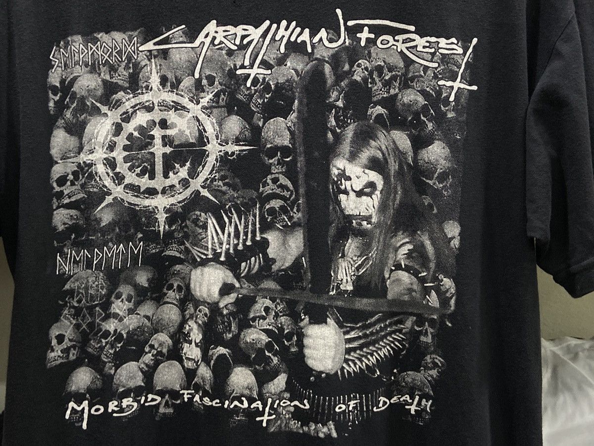 Band Tees × Vintage Vintage 2001s Carpathian Forest Band TOUR T-SHIRT Size US L / EU 52-54 / 3 - 4 Thumbnail