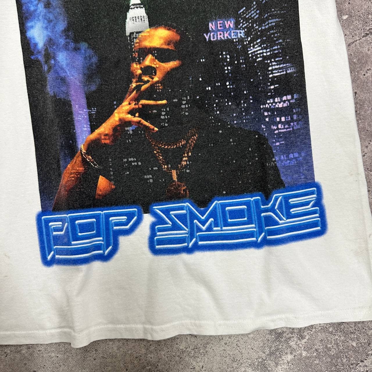 Rap Tees Pop Smoke King of New York rap tee y2k official og hype rare Size US M / EU 48-50 / 2 - 7 Thumbnail