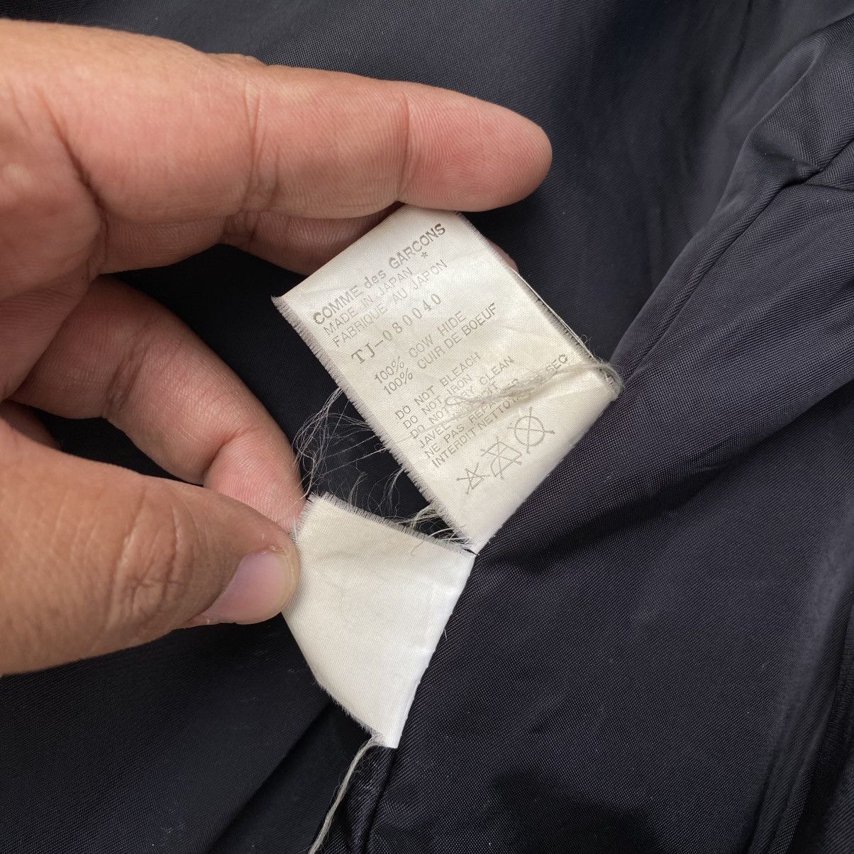 Comme des Garcons Vintage Comme des Garcons Tricot Leather Jacket. #F5 Size US L / EU 52-54 / 3 - 9 Thumbnail