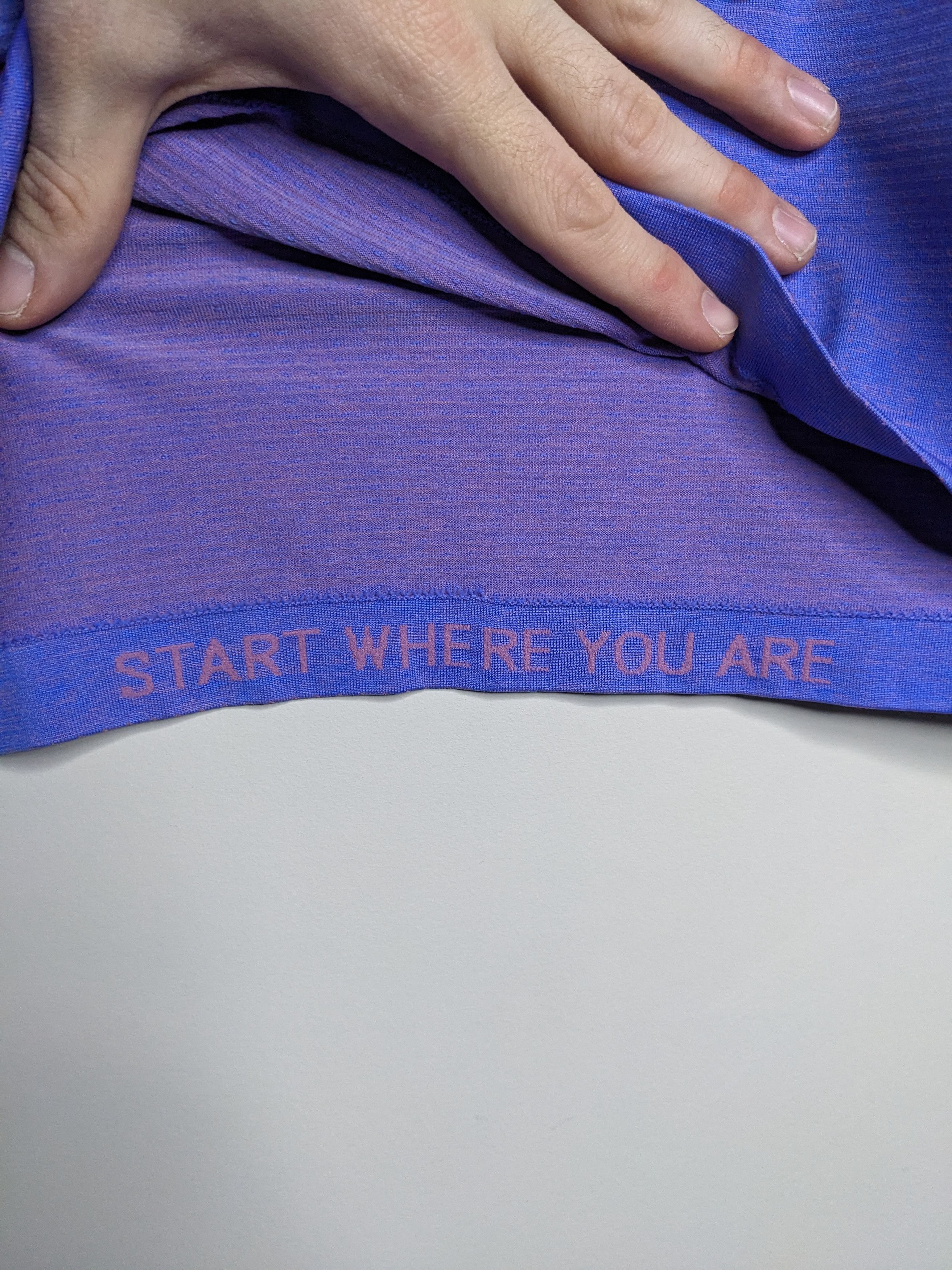 Lululemon Lululemon Metal Vent Tech Short Sleeve Shirt Large Blue Size US L / EU 52-54 / 3 - 8 Thumbnail