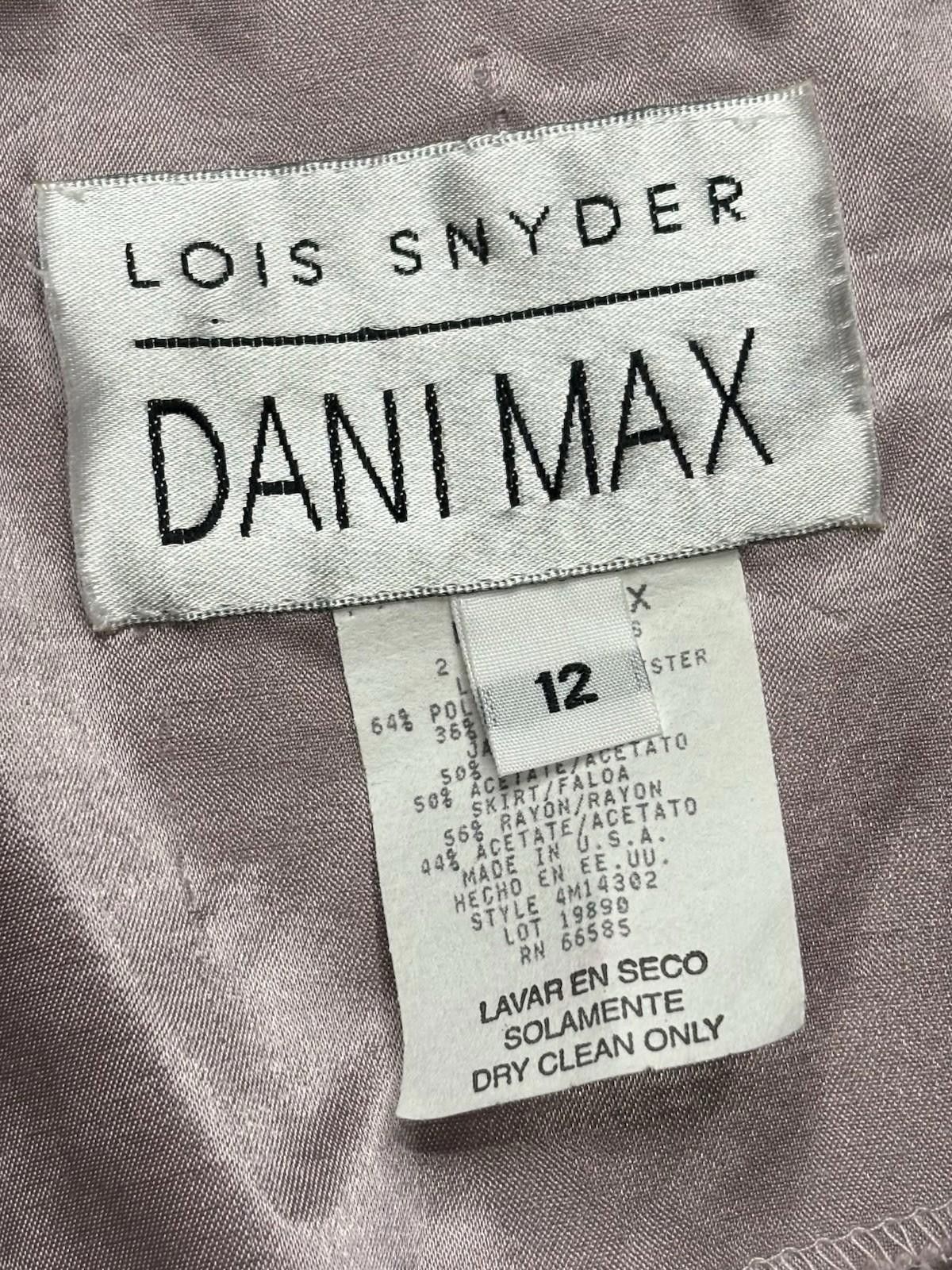 Other VTG Lois Snyder Dani Max Top Womens Size 12 Medium Lace Size XL / US 12-14 / IT 48-50 - 2 Thumbnail