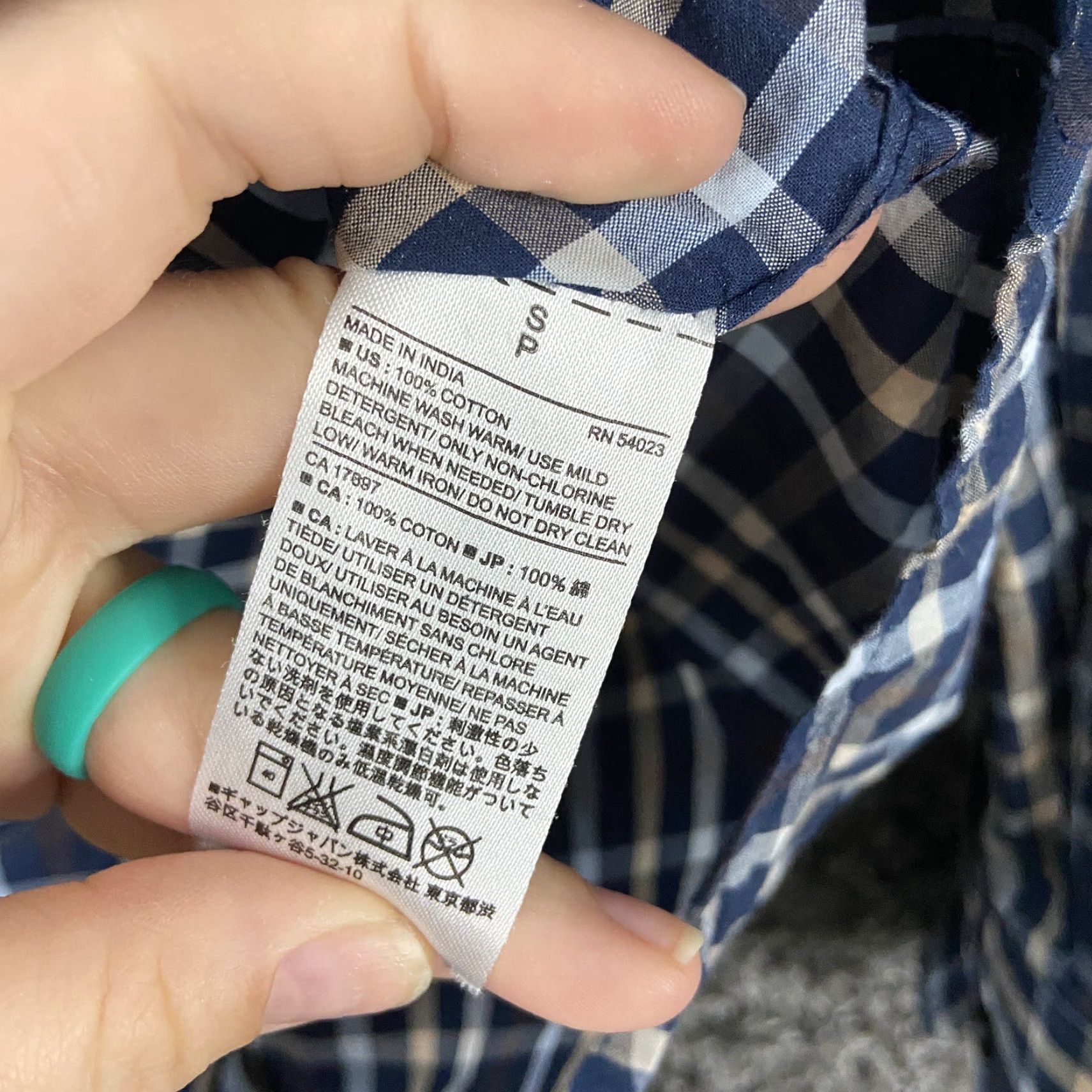 Banana Republic Banana Republic Button-Up Shirt Plaid Long Sleeve Men’s S Multicolor Blue Plaid Shirt Size US S / EU 44-46 / 1 - 7 Thumbnail